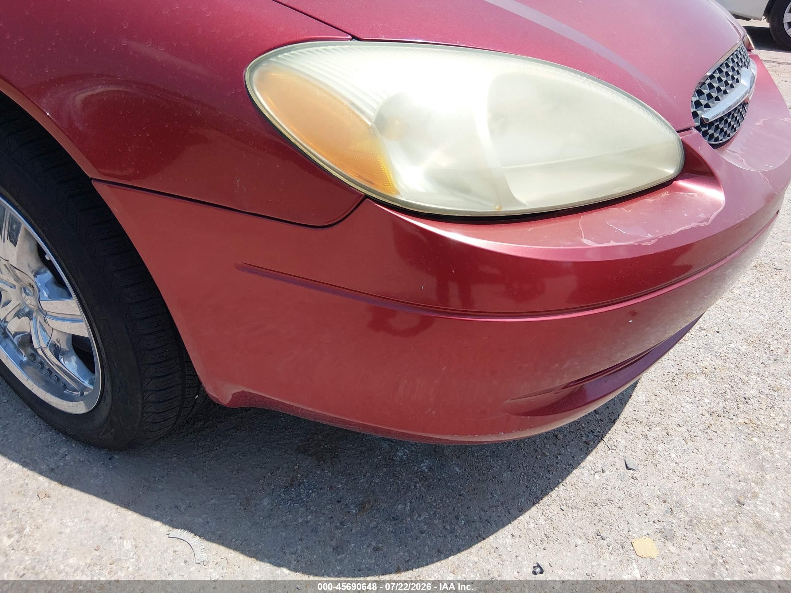 2001 Ford Taurus Se Red vin: 1FAFP53U41A293937