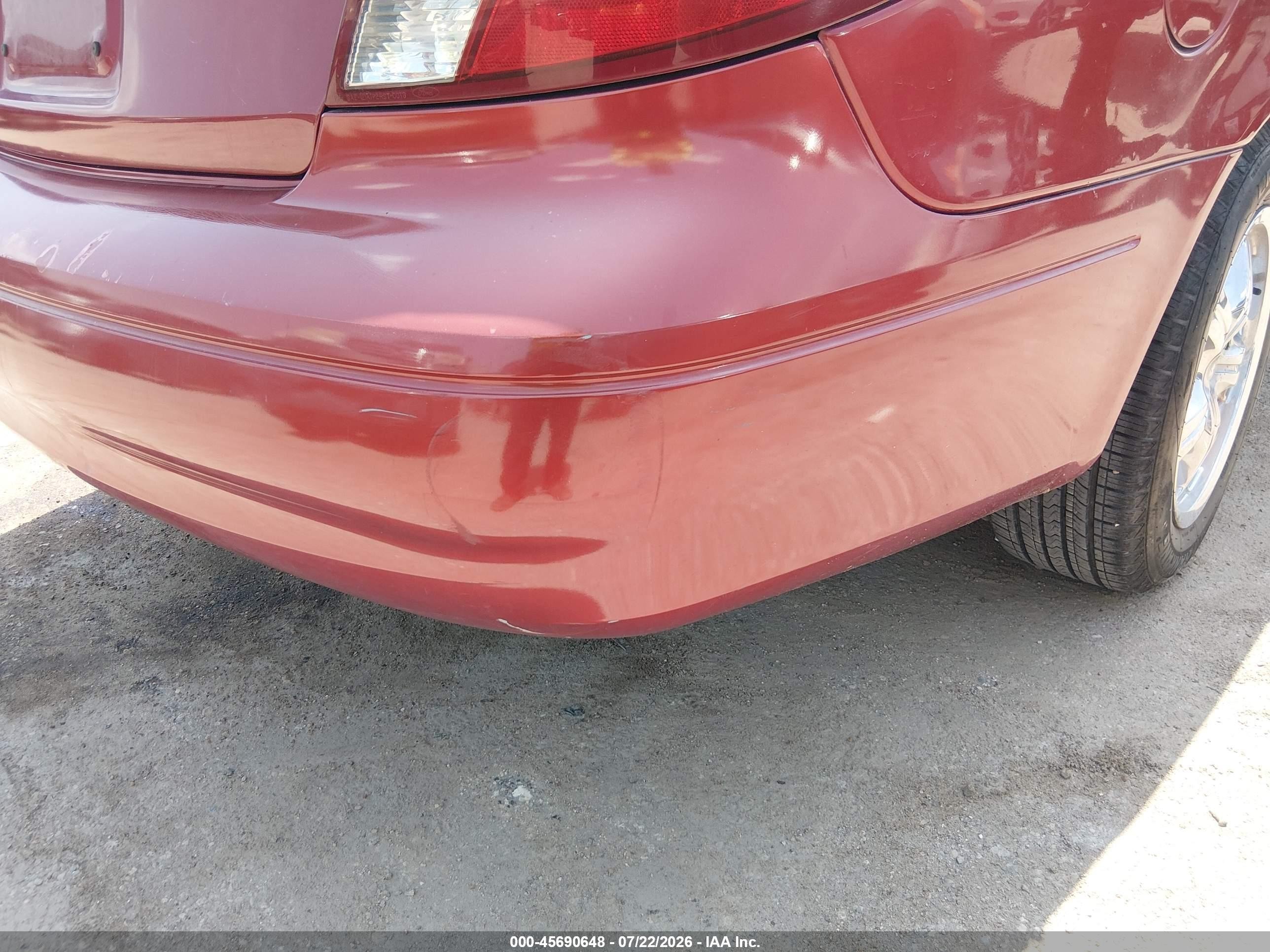 2001 Ford Taurus Se Red vin: 1FAFP53U41A293937
