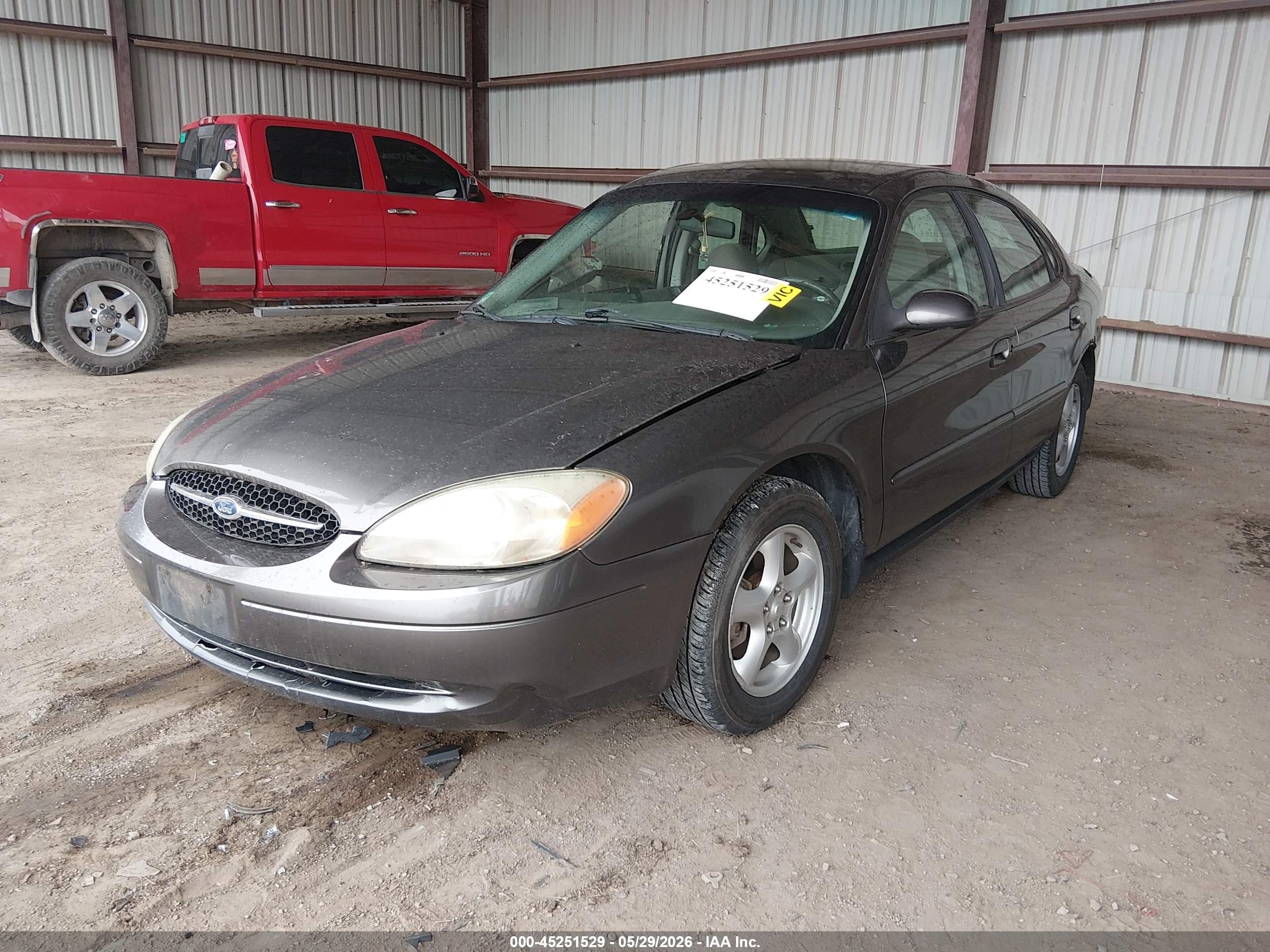 2002 Ford Taurus Se Серый vin: 1FAFP53U42G250763