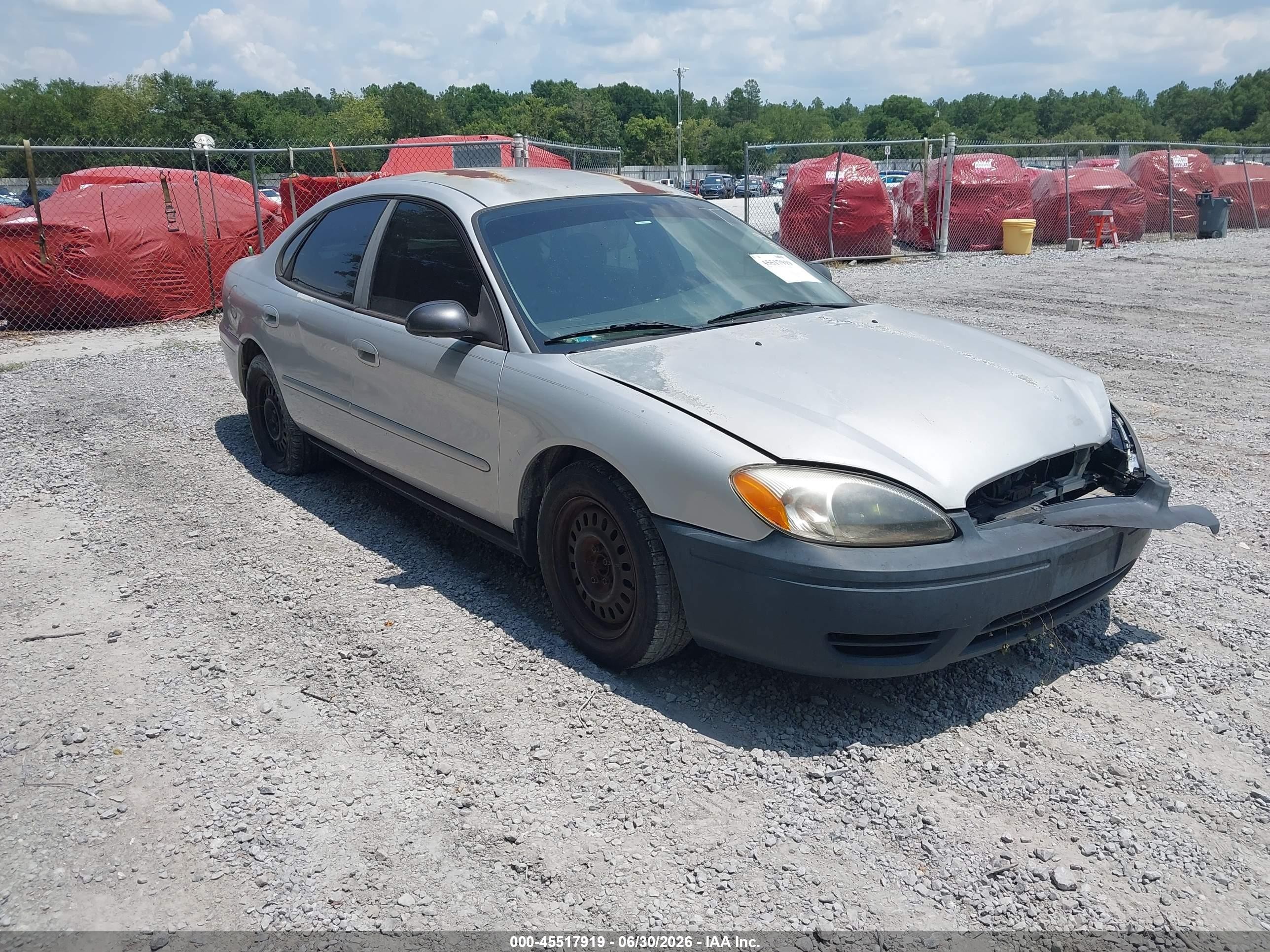 2006 Ford Taurus Se Silver vin: 1FAFP53U46A107028