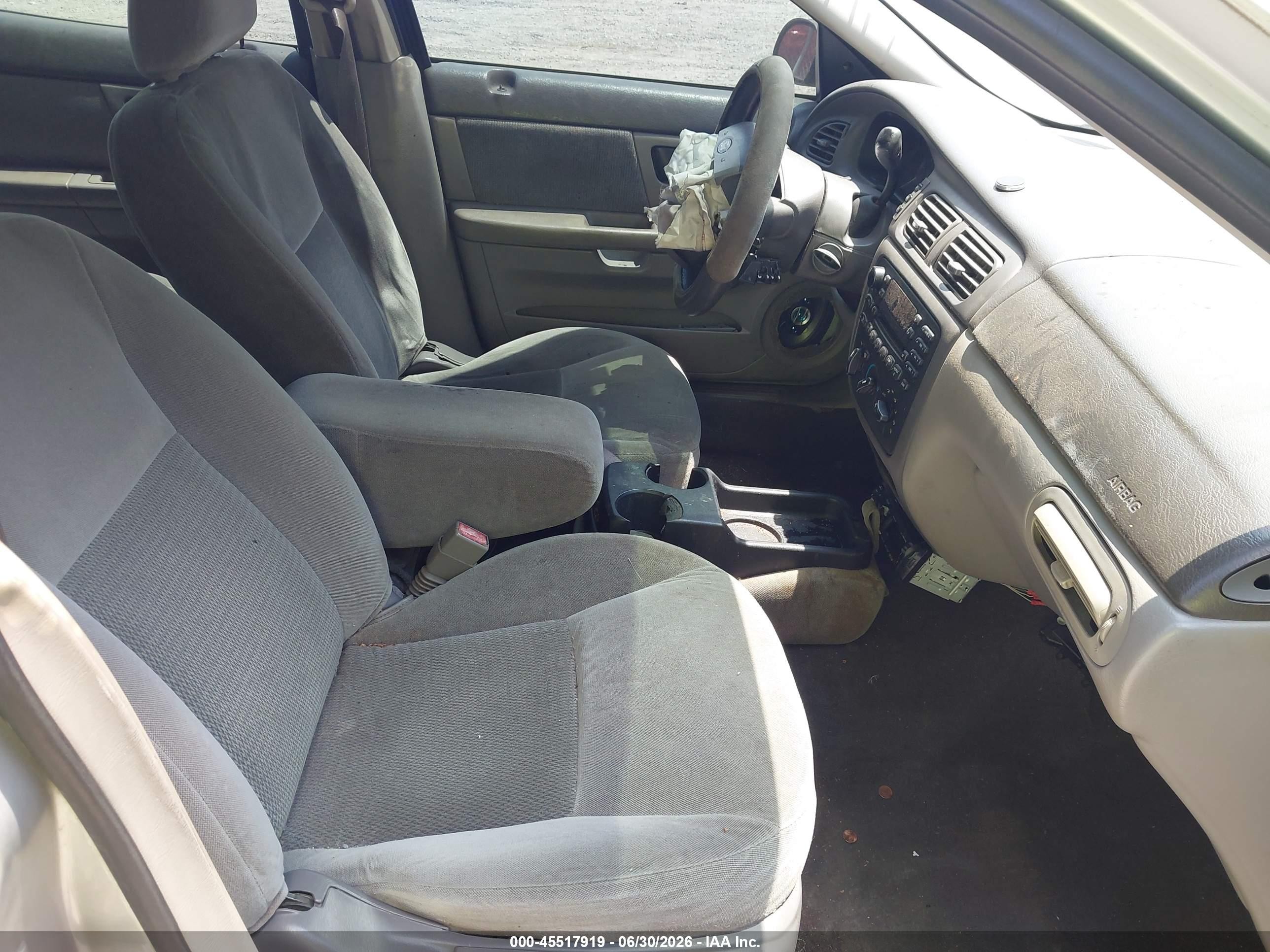 2006 Ford Taurus Se Silver vin: 1FAFP53U46A107028