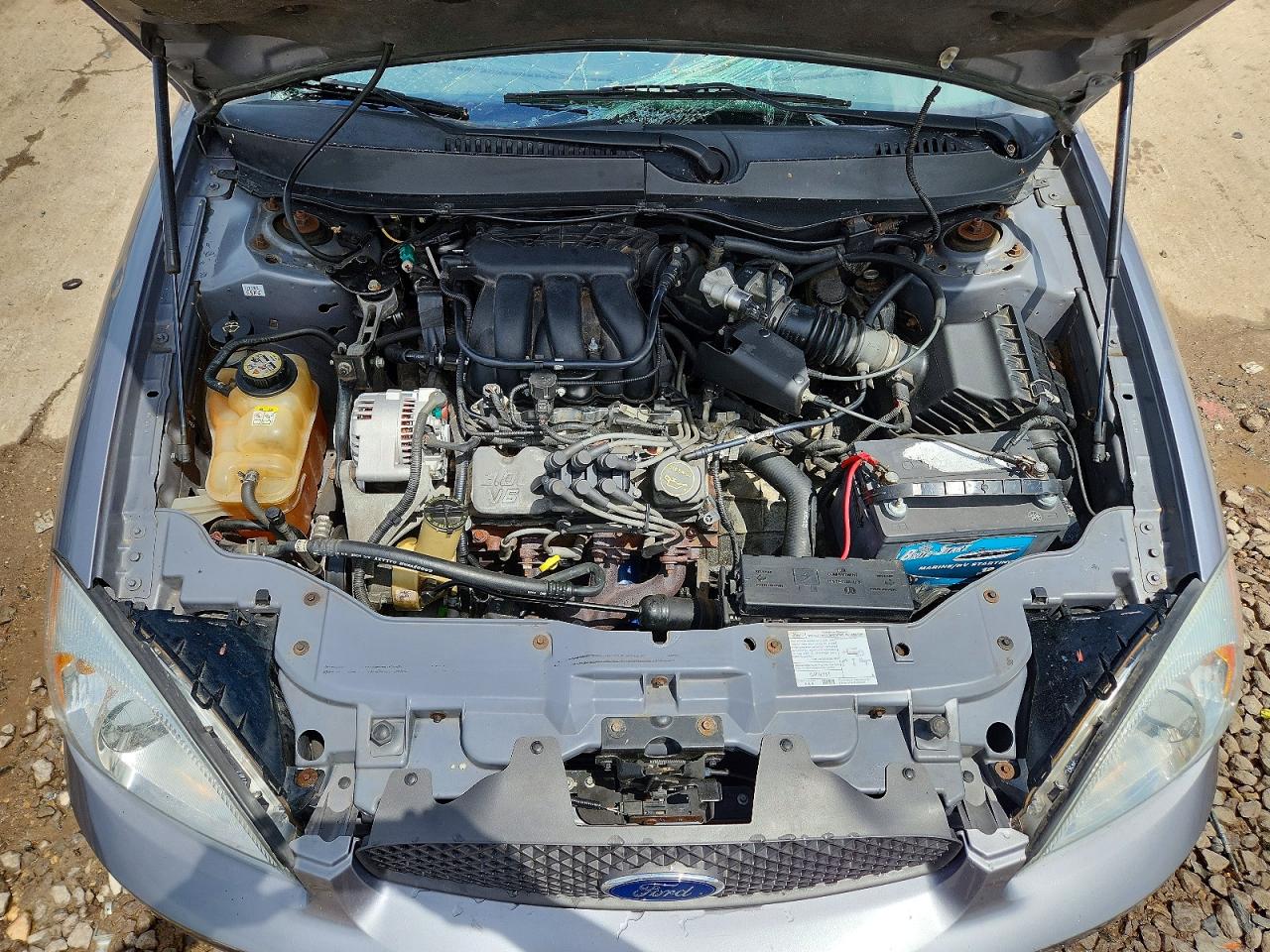 2006 Ford Taurus Se Silver vin: 1FAFP53U46A163213