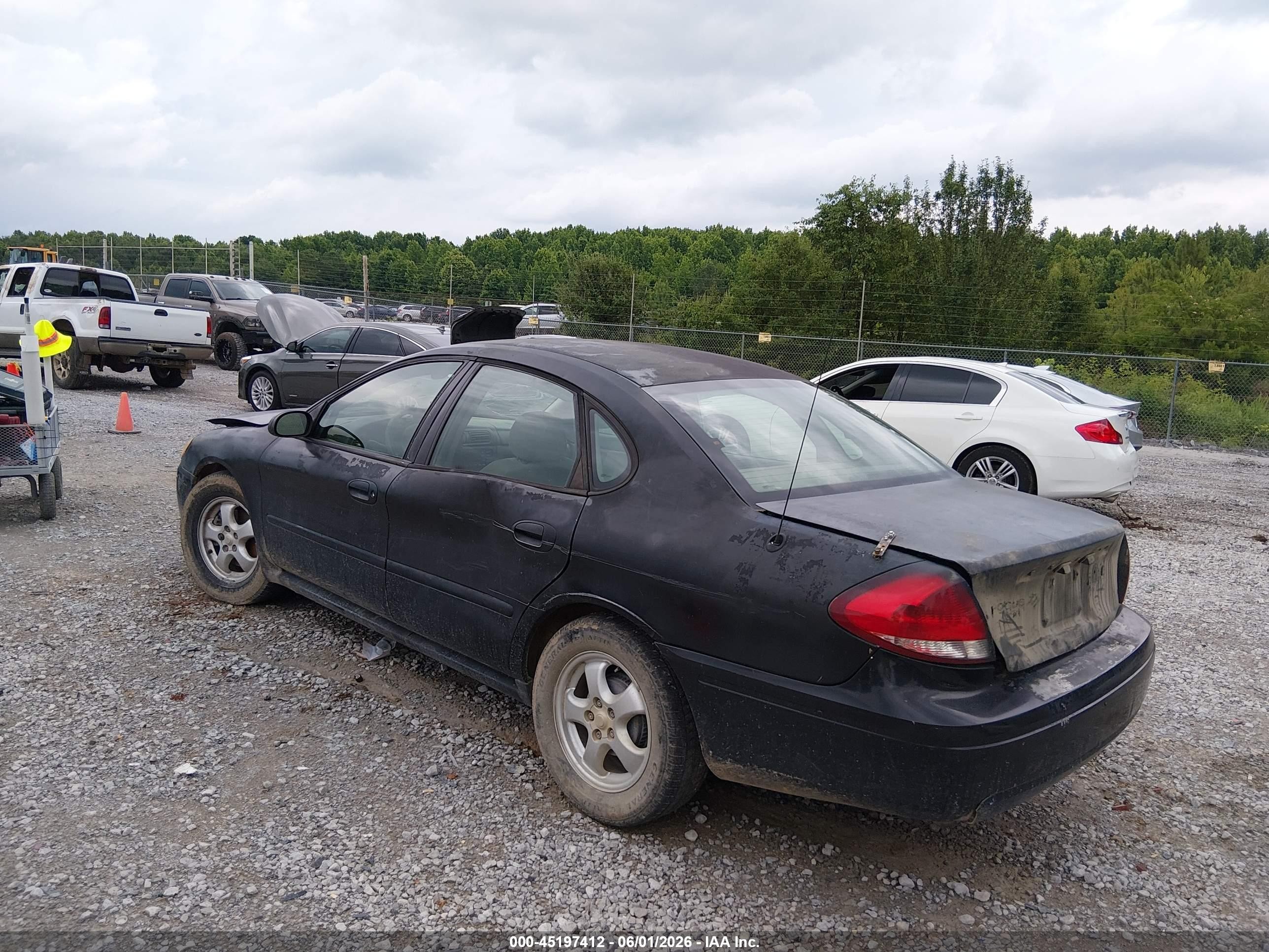 2006 Ford Taurus Se Black vin: 1FAFP53U46A224401