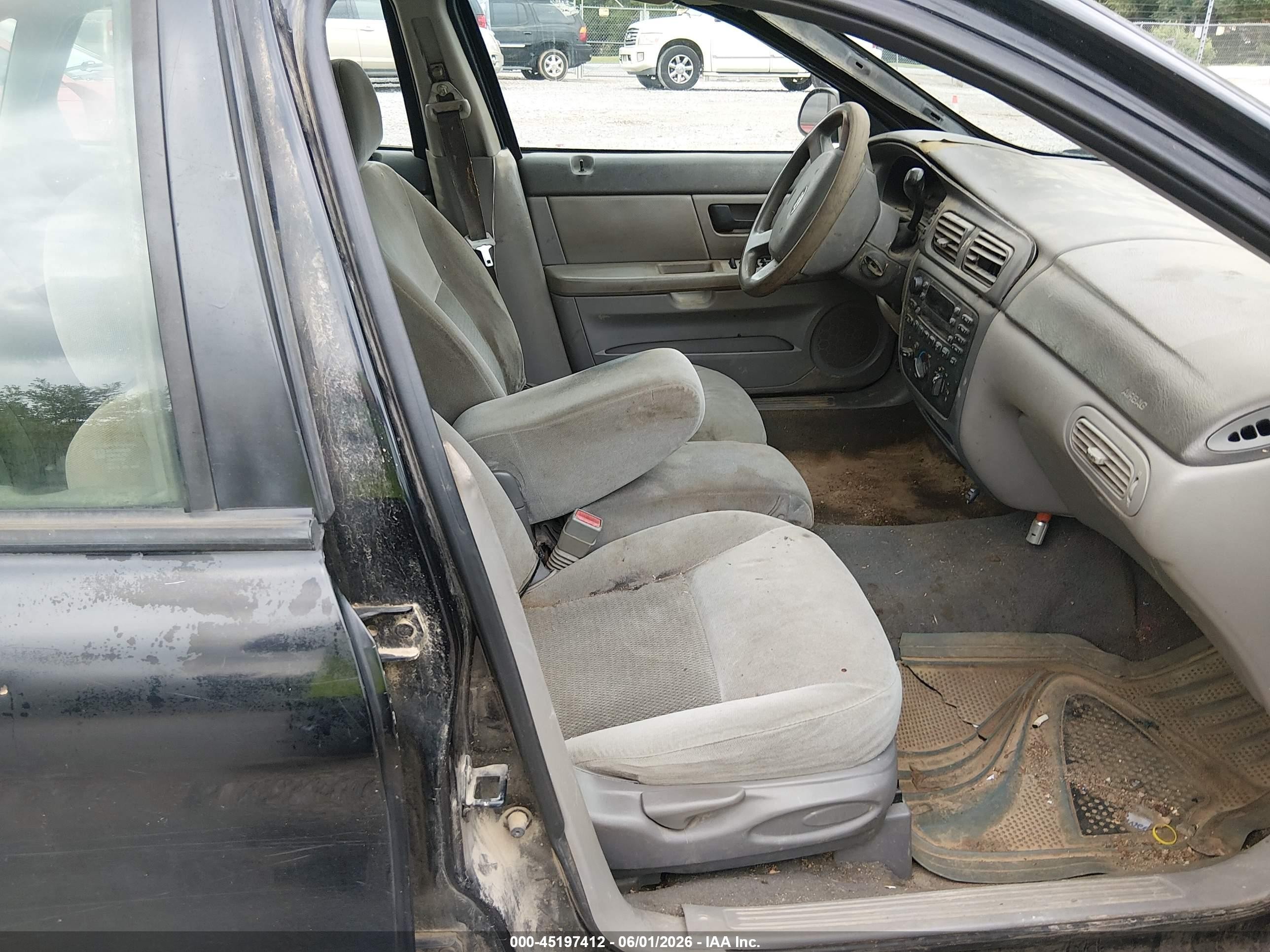 2006 Ford Taurus Se Black vin: 1FAFP53U46A224401