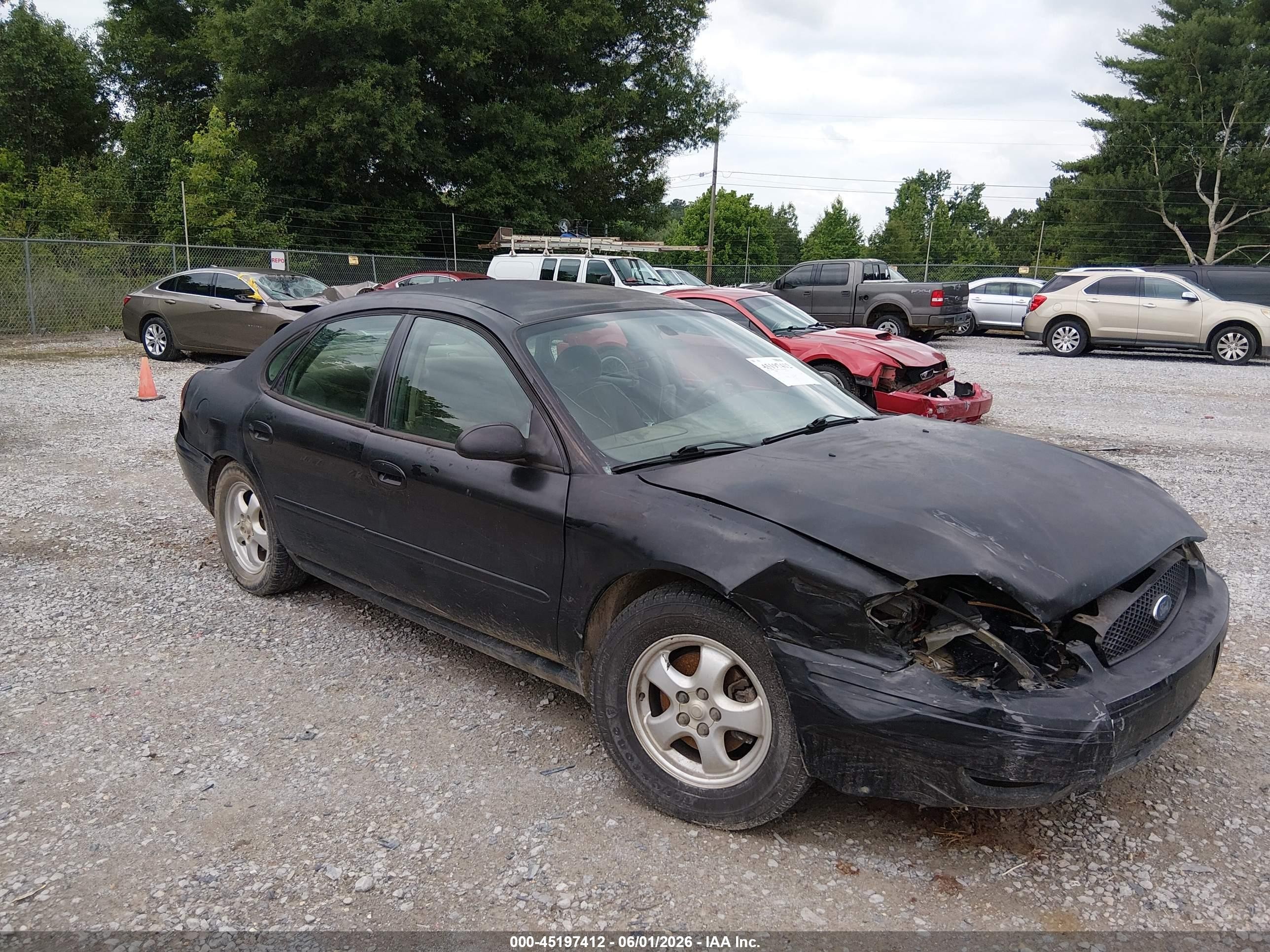 2006 Ford Taurus Se Black vin: 1FAFP53U46A224401