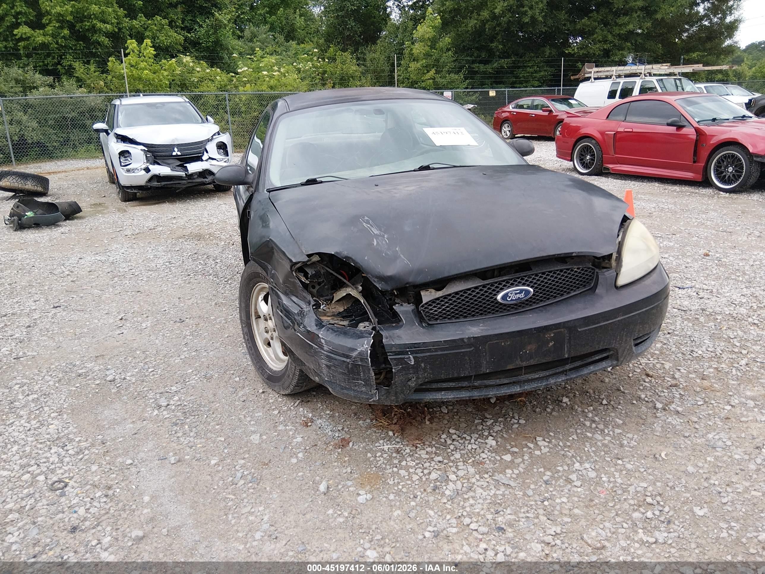 2006 Ford Taurus Se Black vin: 1FAFP53U46A224401