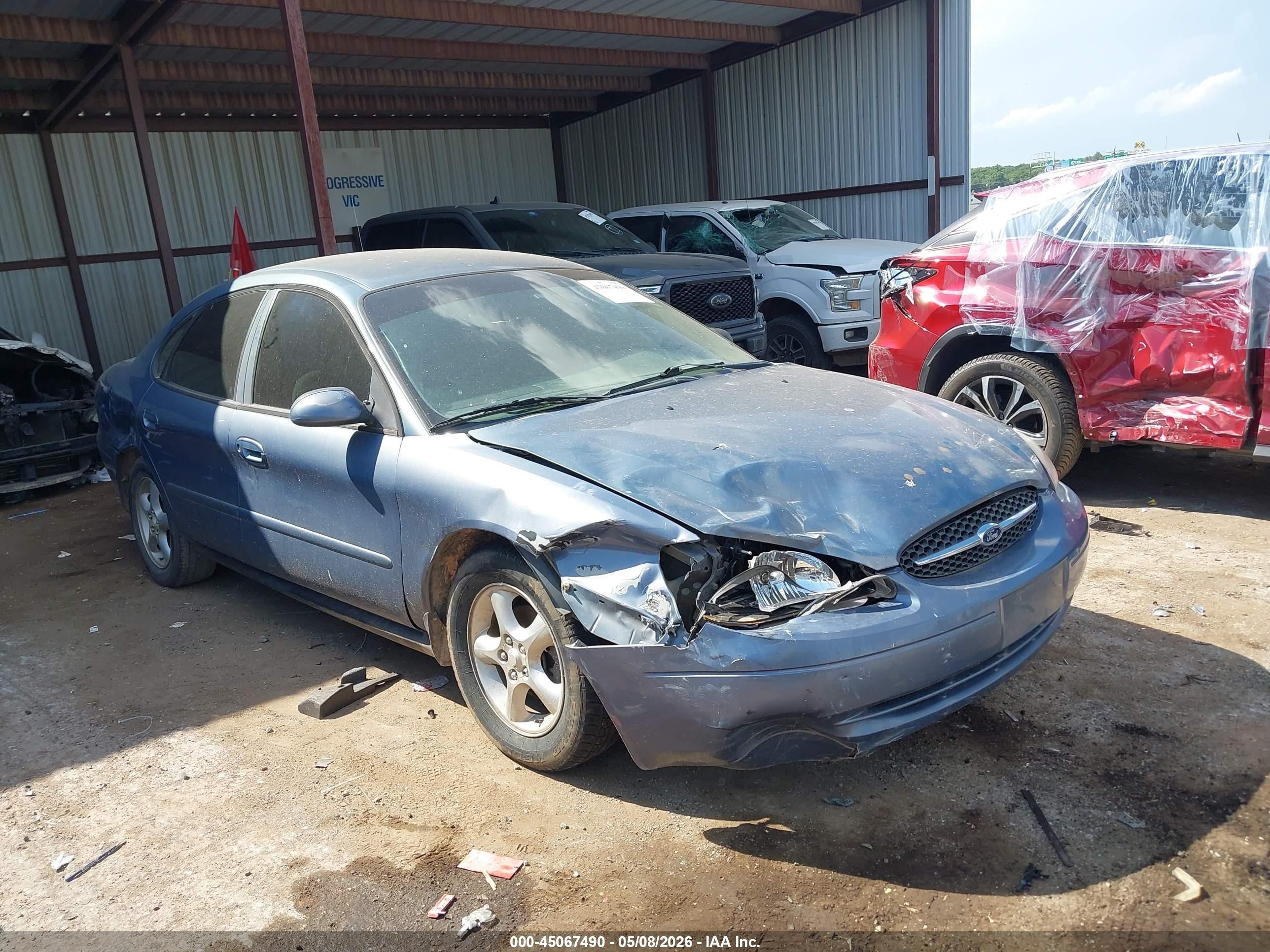 2000 Ford Taurus Se Blue vin: 1FAFP53U4YA266747