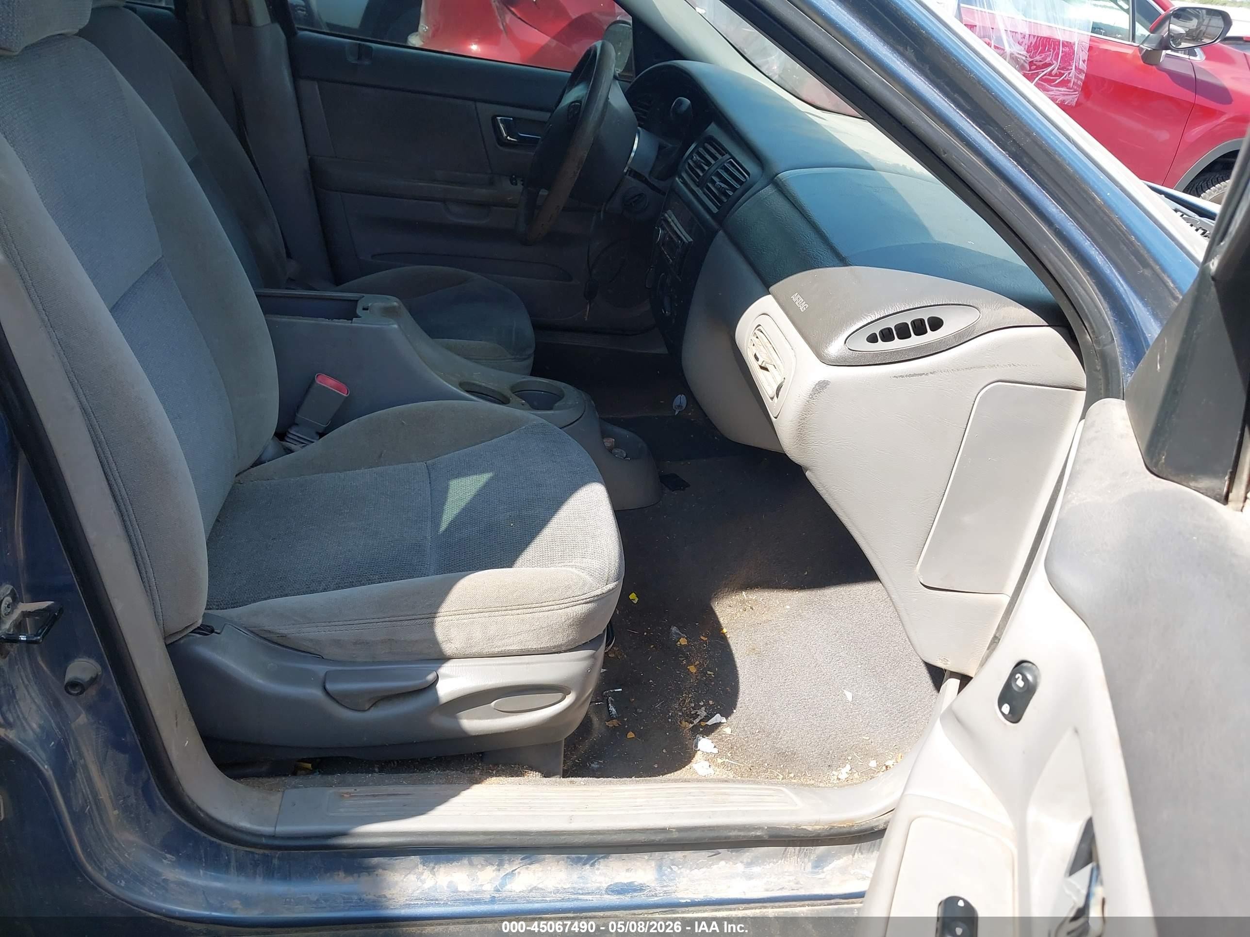 2000 Ford Taurus Se Blue vin: 1FAFP53U4YA266747