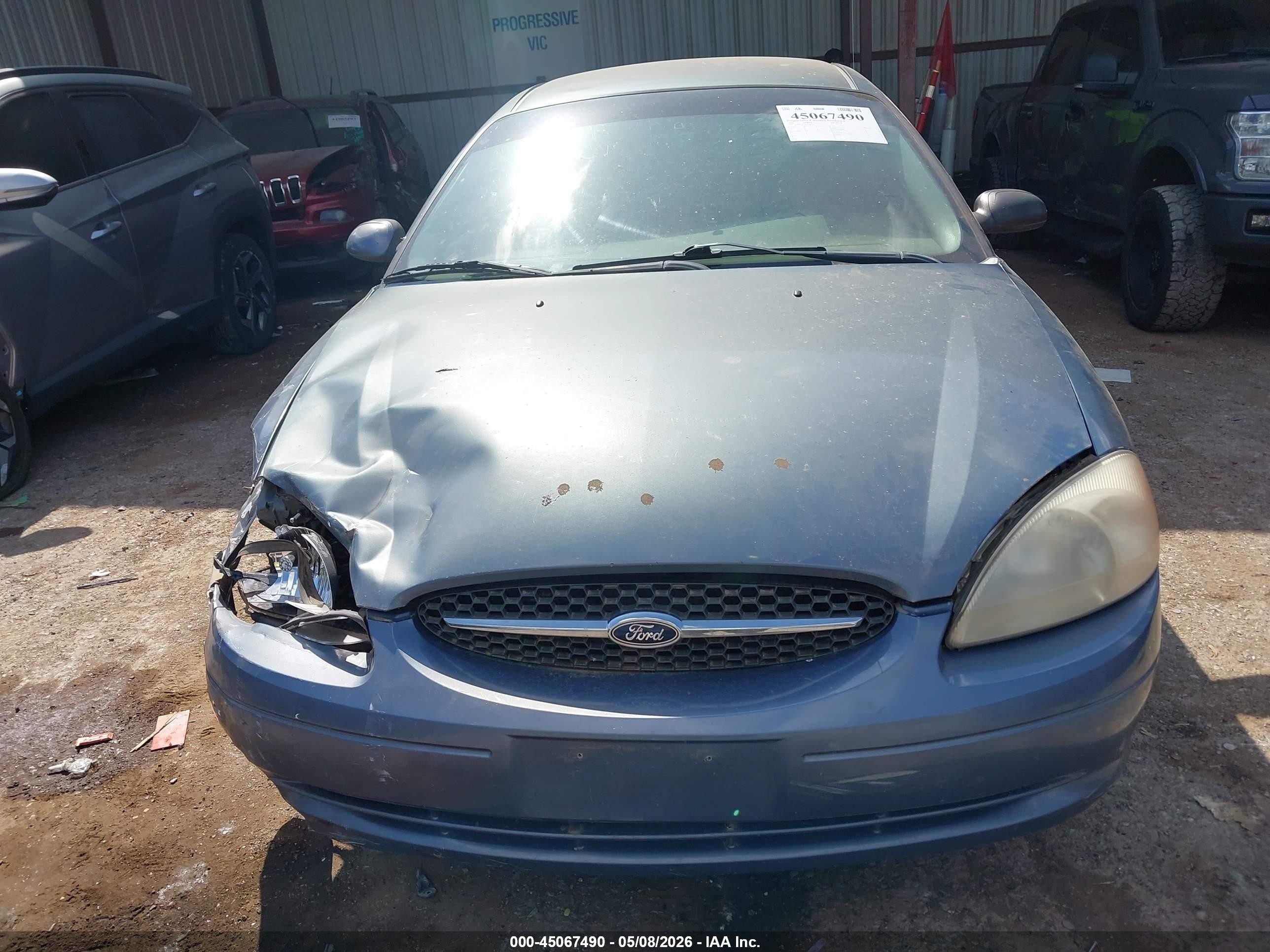 2000 Ford Taurus Se Blue vin: 1FAFP53U4YA266747