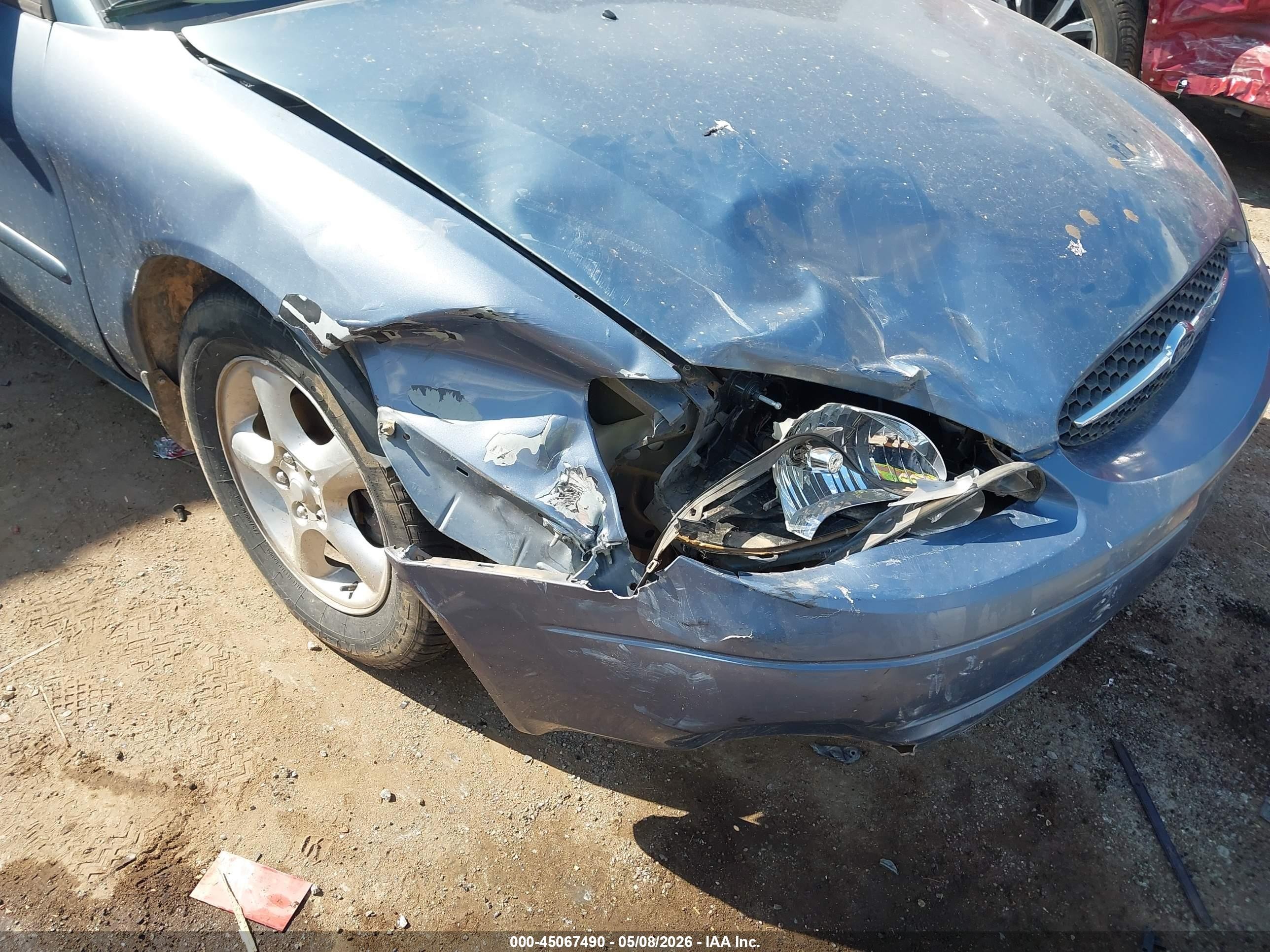 2000 Ford Taurus Se Blue vin: 1FAFP53U4YA266747