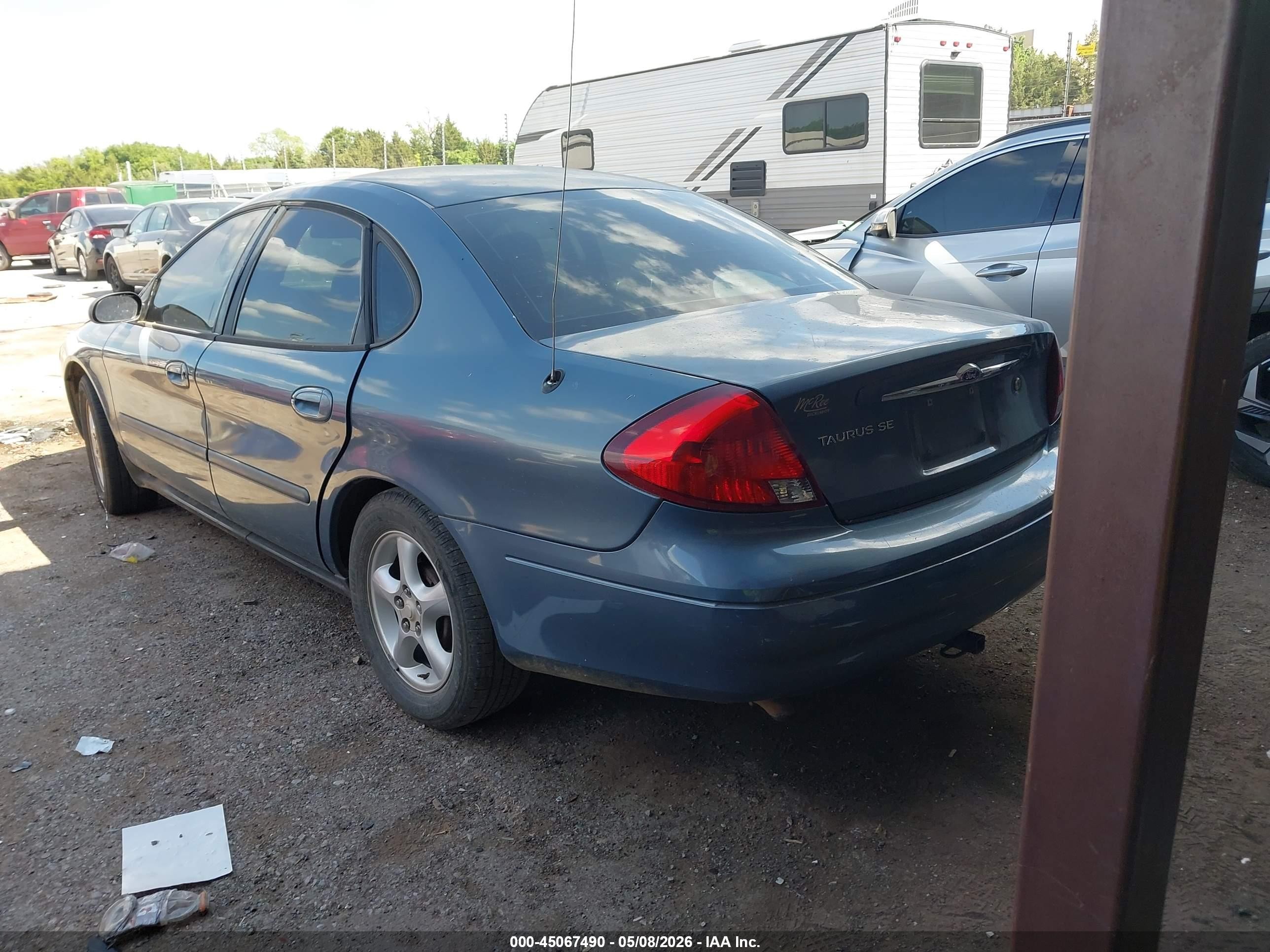 2000 Ford Taurus Se Blue vin: 1FAFP53U4YA266747