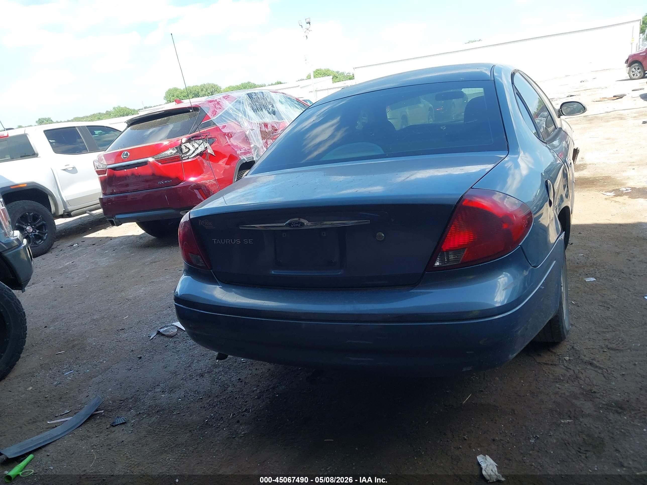 2000 Ford Taurus Se Blue vin: 1FAFP53U4YA266747