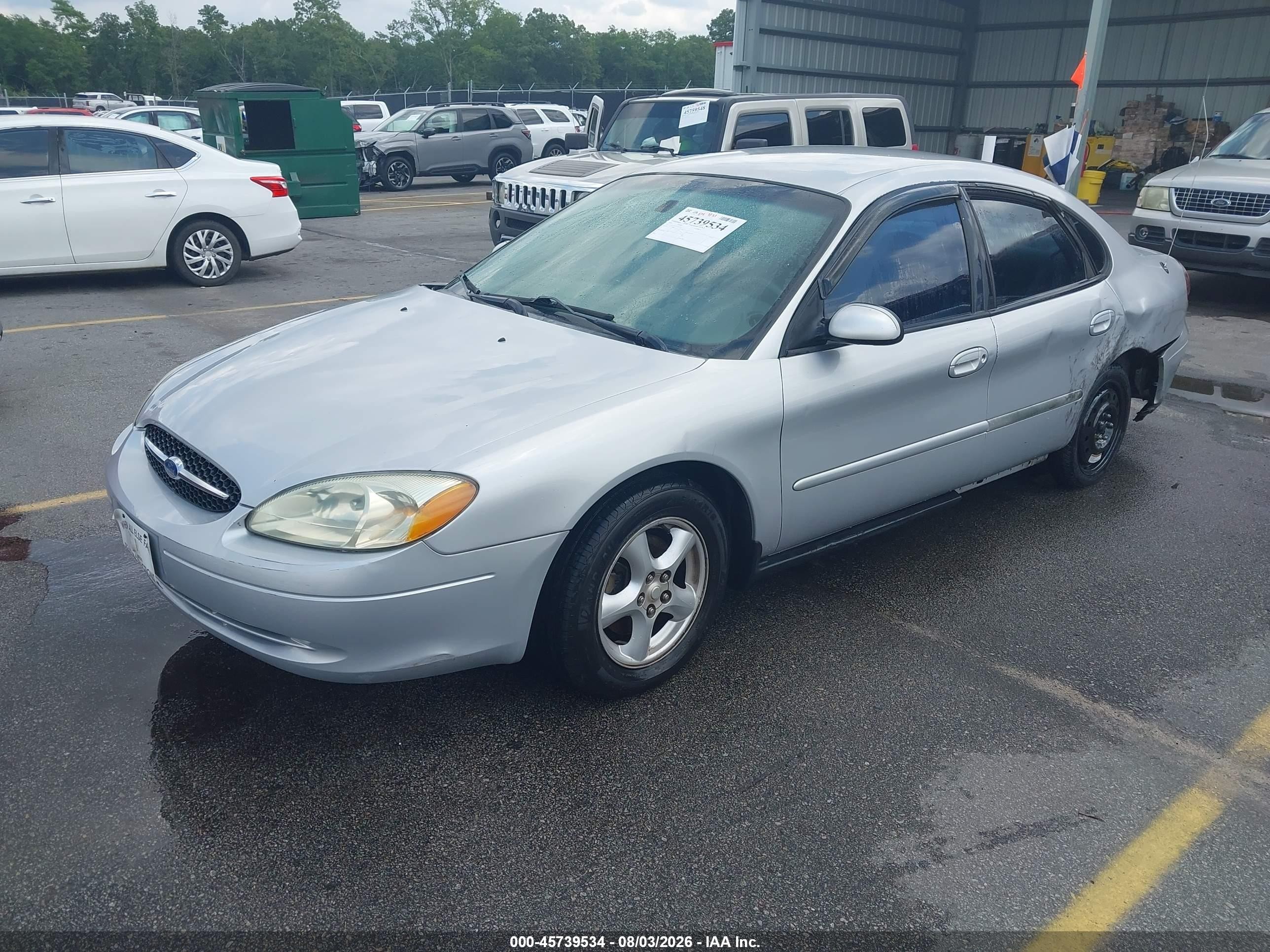 2003 Ford Taurus Se Silver vin: 1FAFP53U53A121726