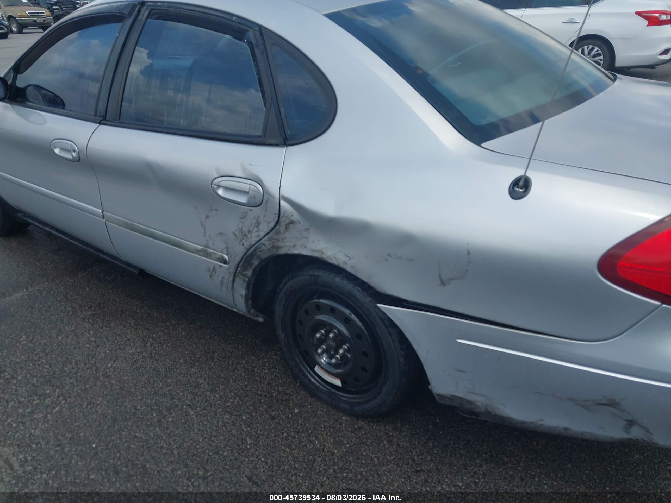 2003 Ford Taurus Se Silver vin: 1FAFP53U53A121726