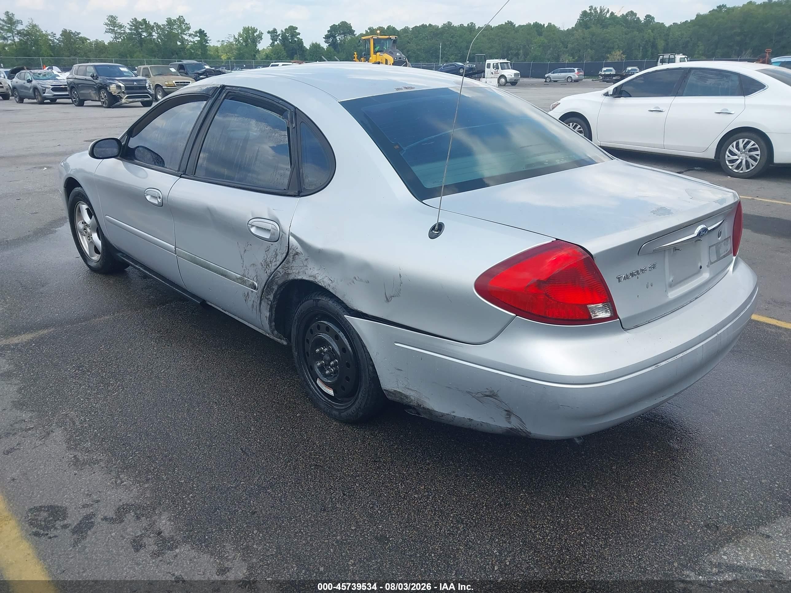 2003 Ford Taurus Se Silver vin: 1FAFP53U53A121726
