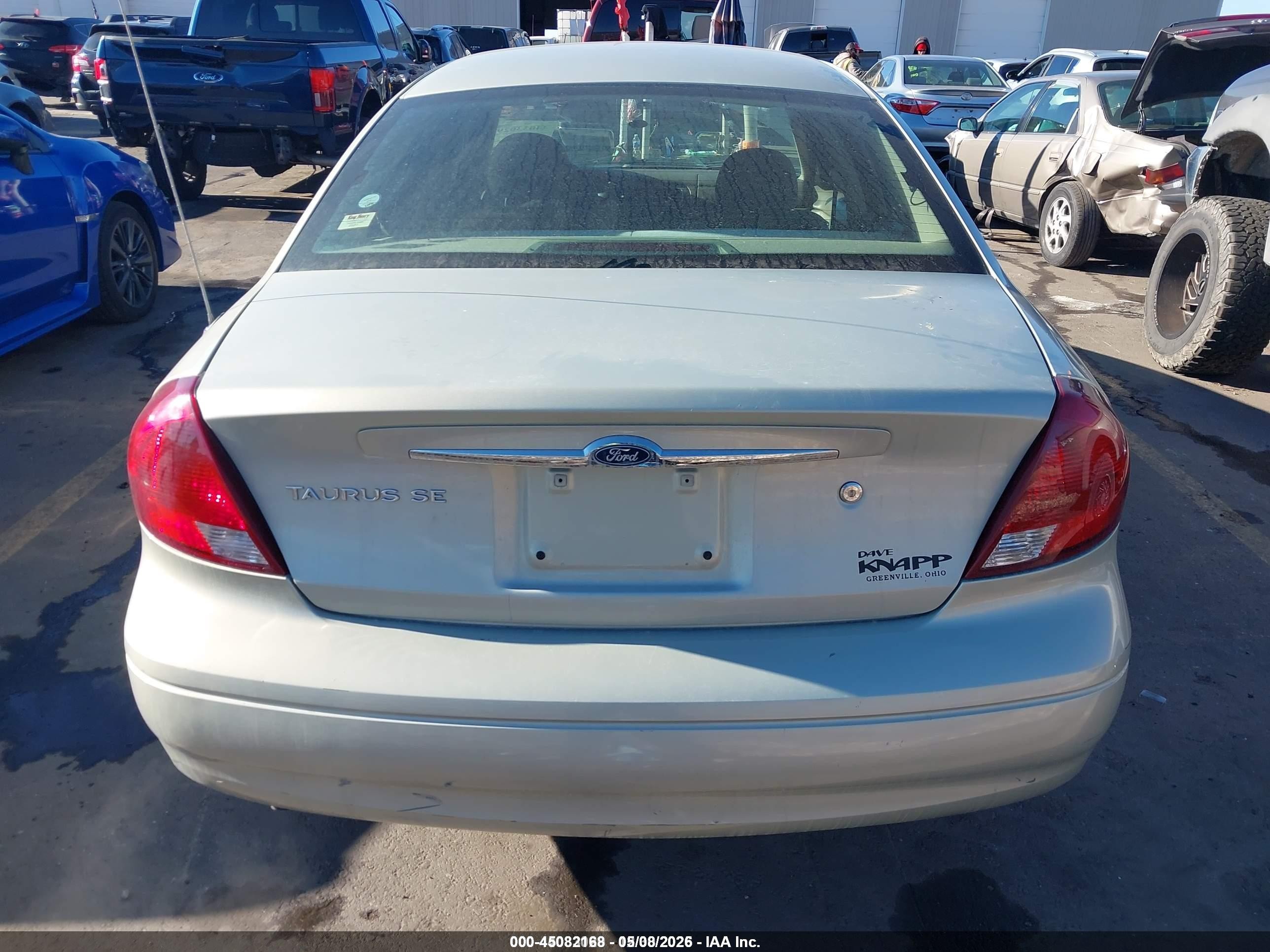 2003 Ford Taurus Se Silver vin: 1FAFP53U53G119732