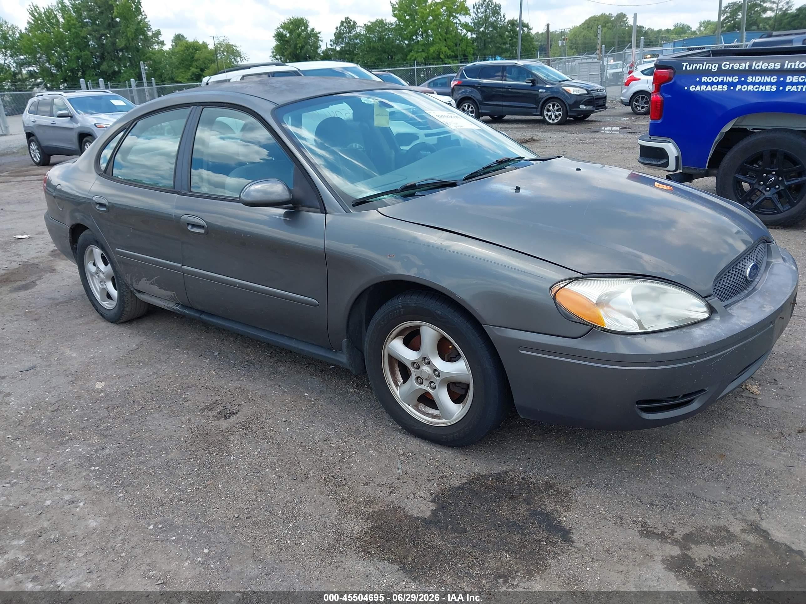 2004 Ford Taurus Se Gray vin: 1FAFP53U54G138475