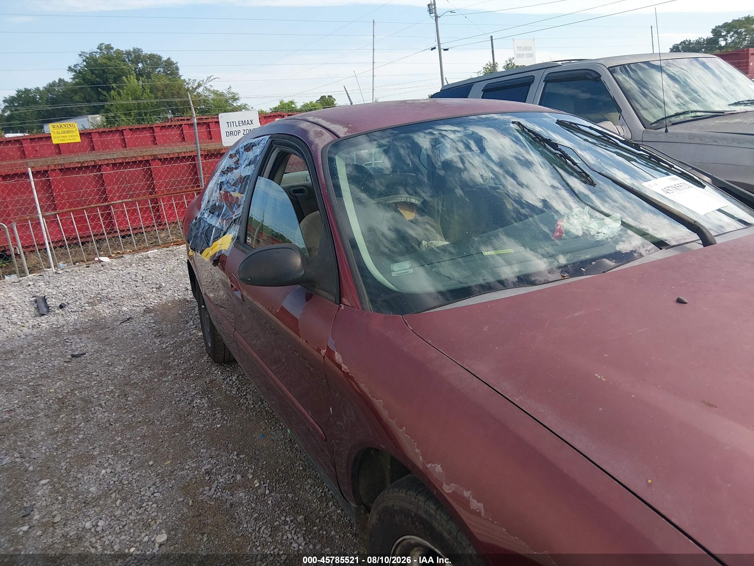2005 Ford Taurus Se Maroon vin: 1FAFP53U55A246390