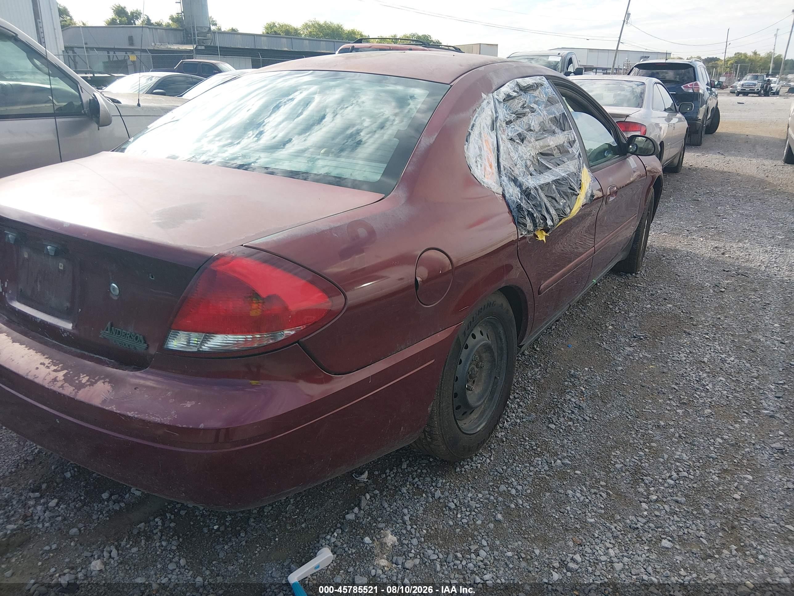 2005 Ford Taurus Se Maroon vin: 1FAFP53U55A246390