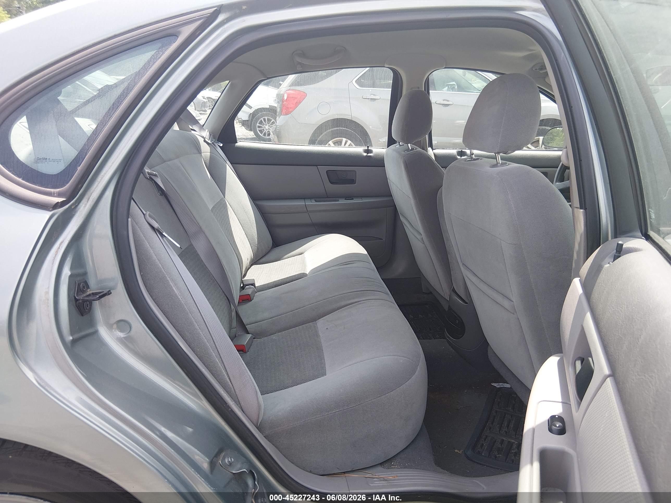 2006 Ford Taurus Se Green vin: 1FAFP53U56A115221