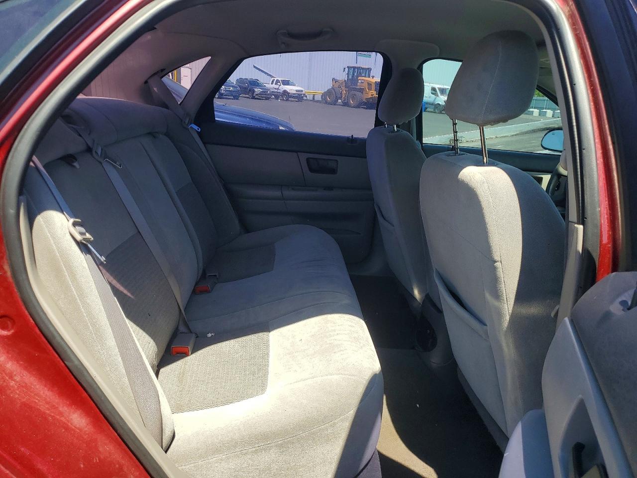 2006 Ford Taurus Se Maroon vin: 1FAFP53U56A181641