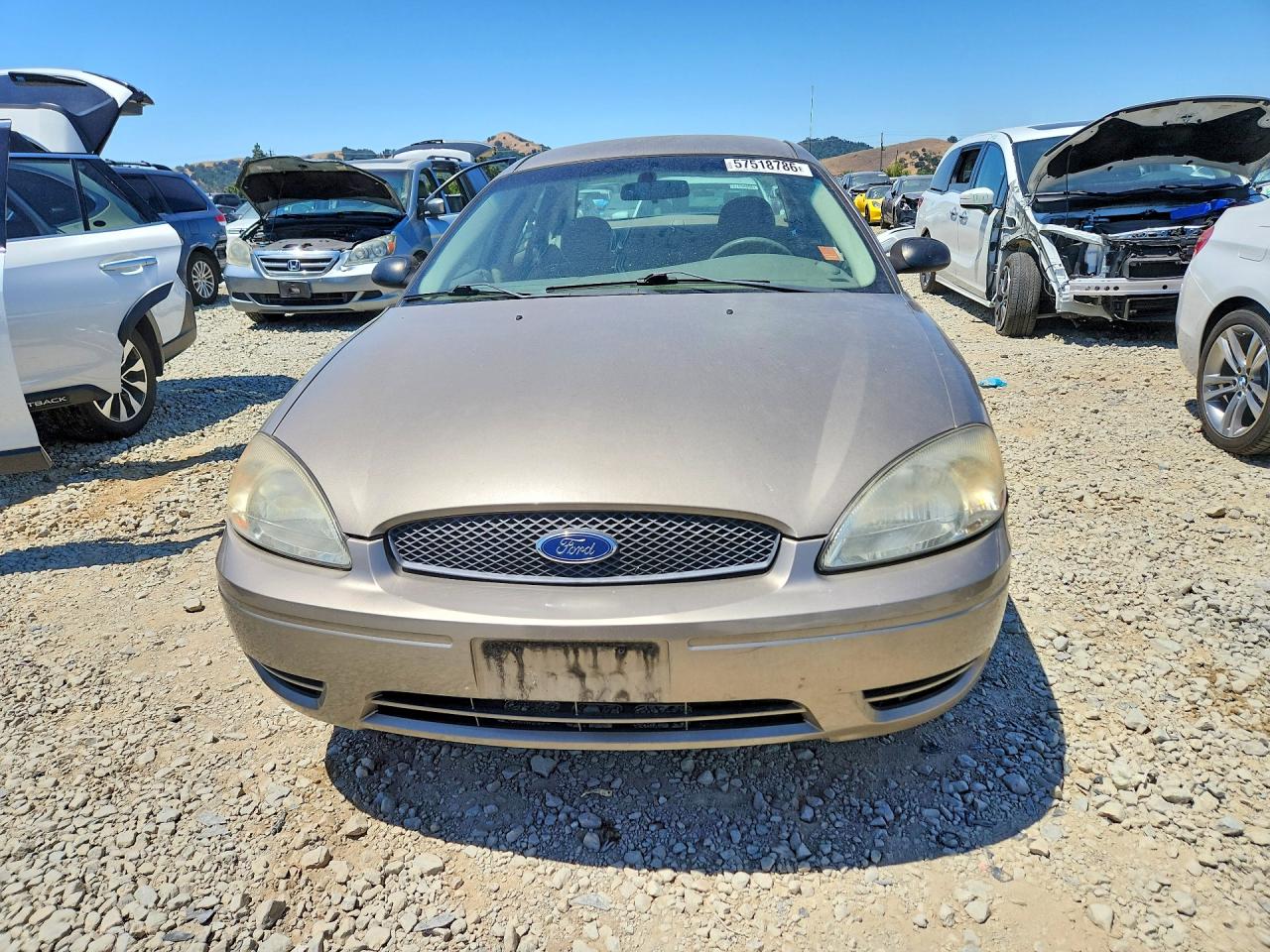 2006 Ford Taurus Se Tan vin: 1FAFP53U56A202777