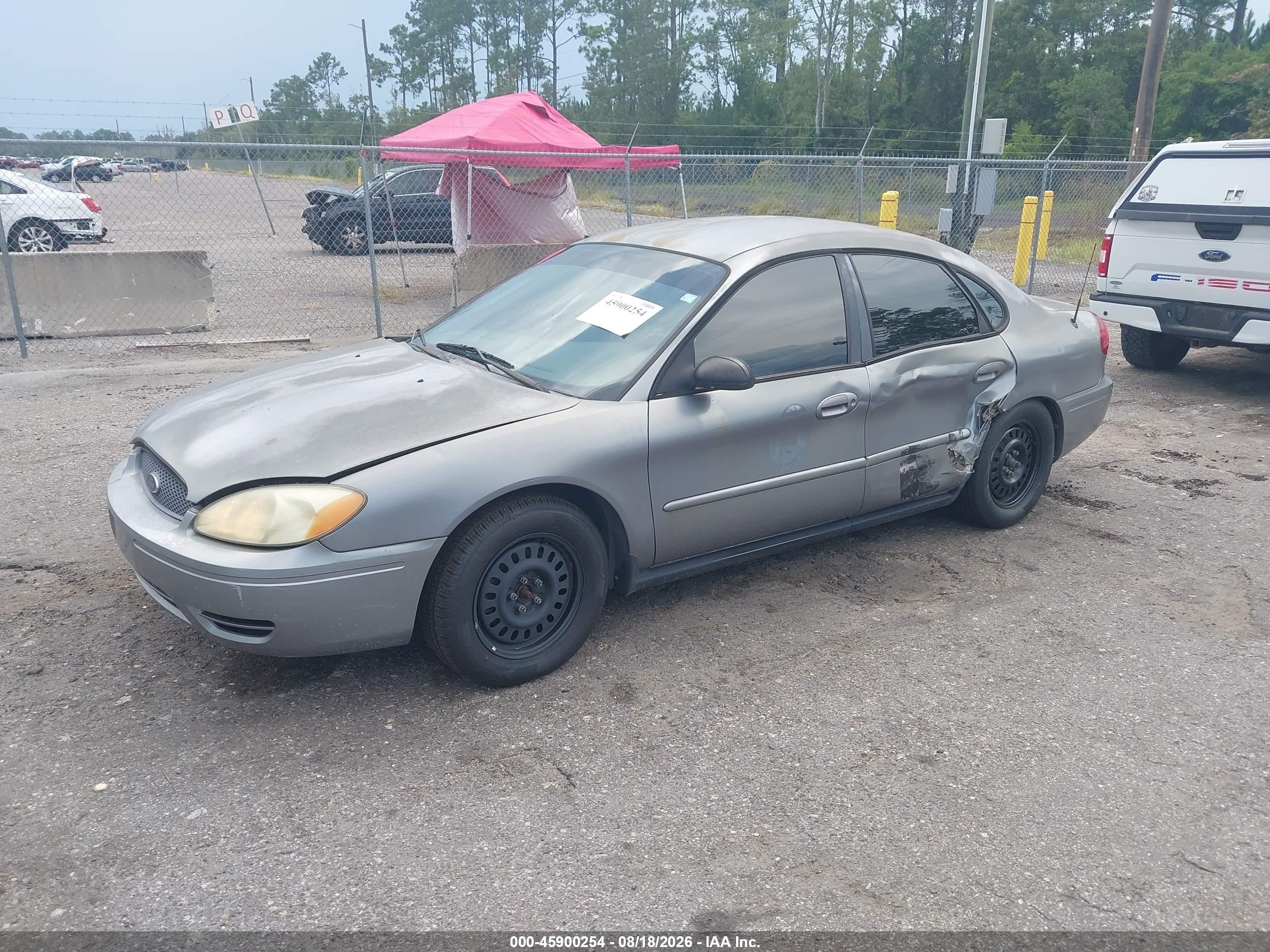 2006 Ford Taurus Se Gray vin: 1FAFP53U56A217327