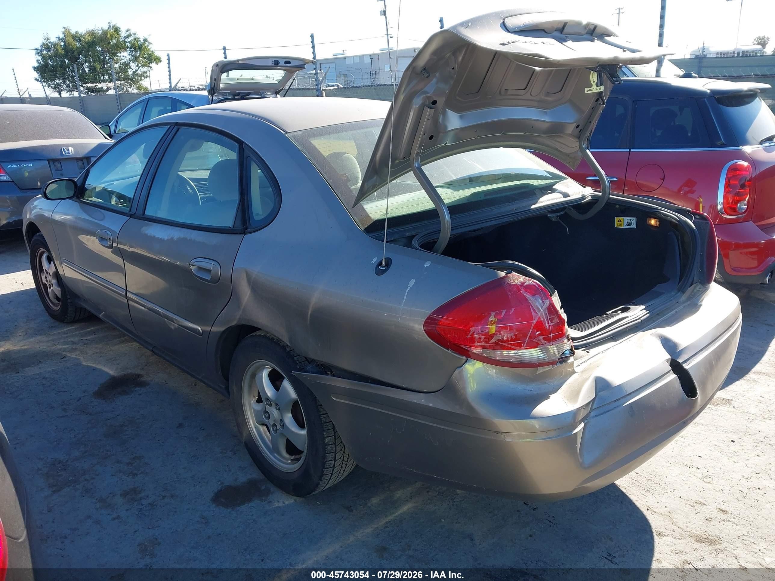 2007 Ford Taurus Se Gold vin: 1FAFP53U57A113616