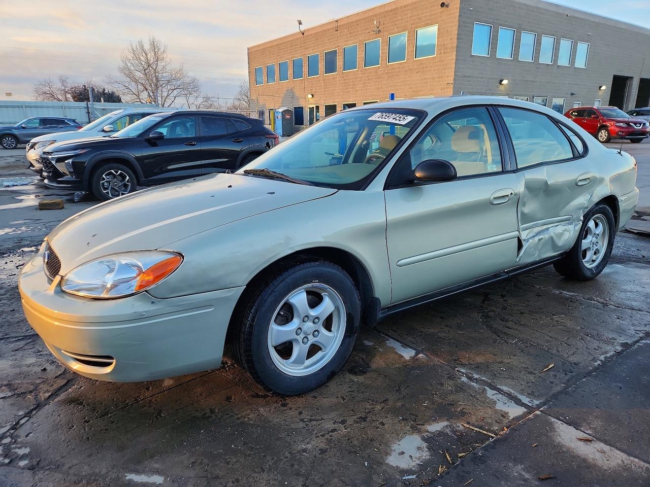 2007 Ford Taurus Se Gray vin: 1FAFP53U57A145997