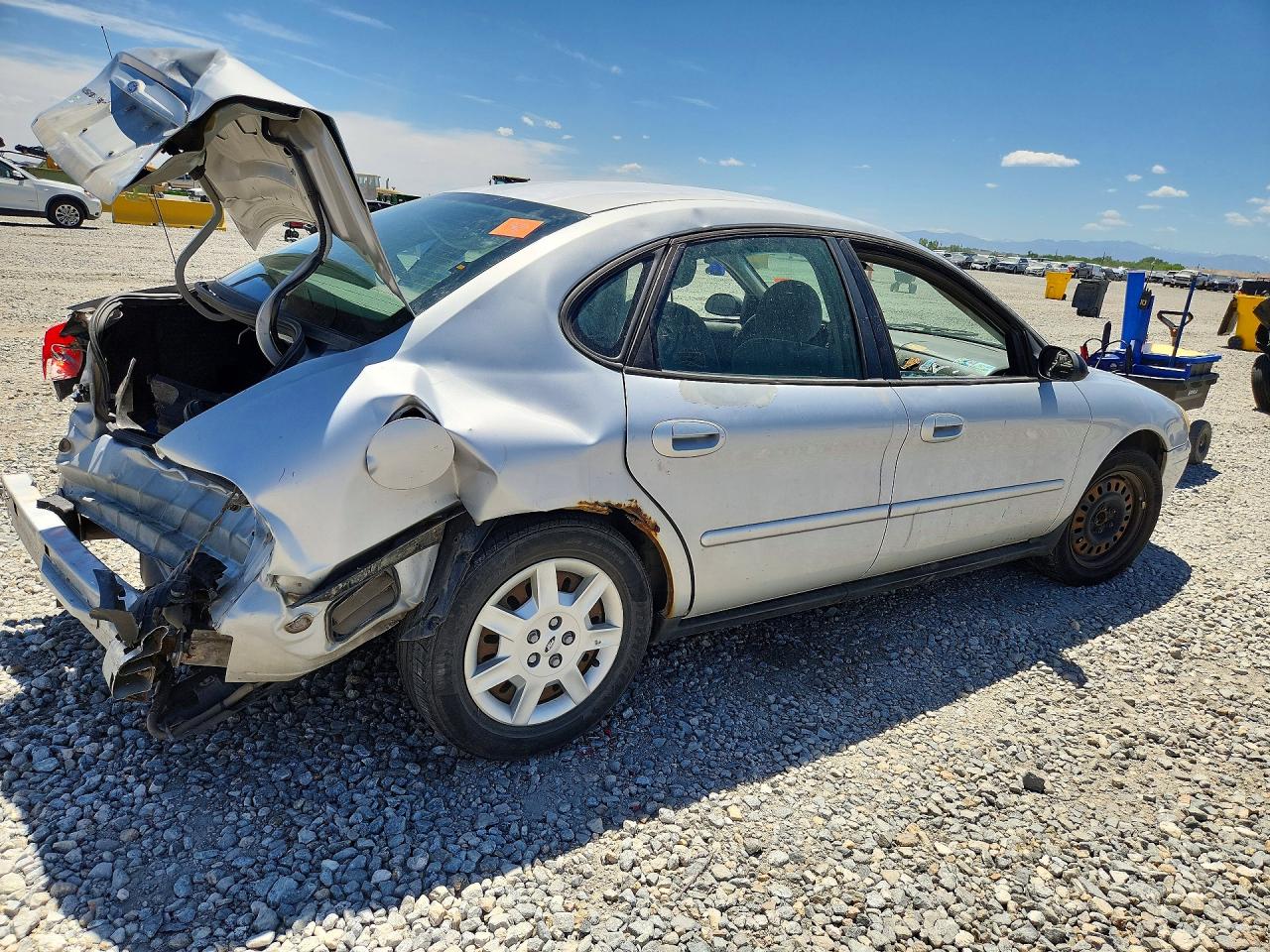 2007 Ford Taurus Se Gray vin: 1FAFP53U57A185612