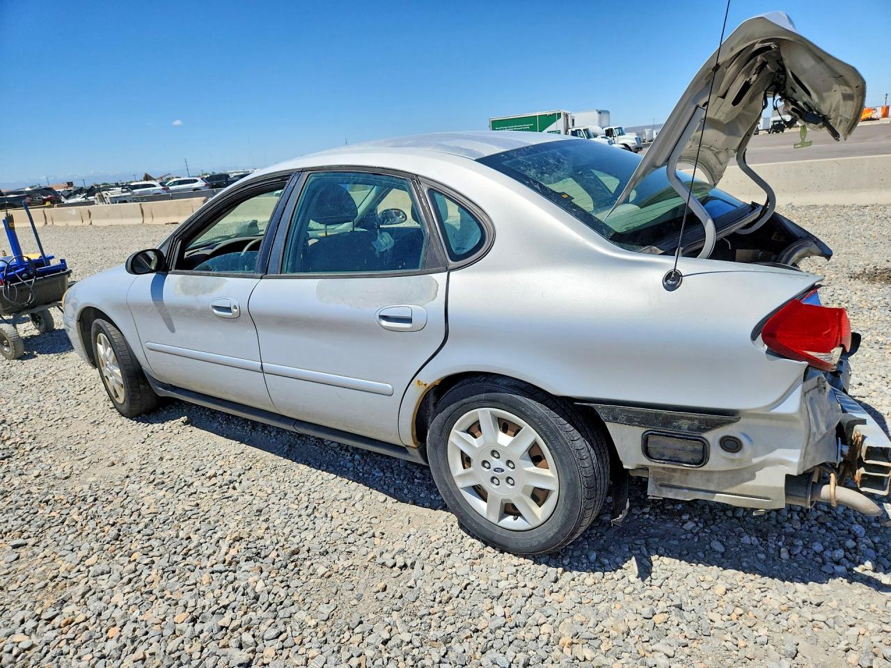 2007 Ford Taurus Se Gray vin: 1FAFP53U57A185612