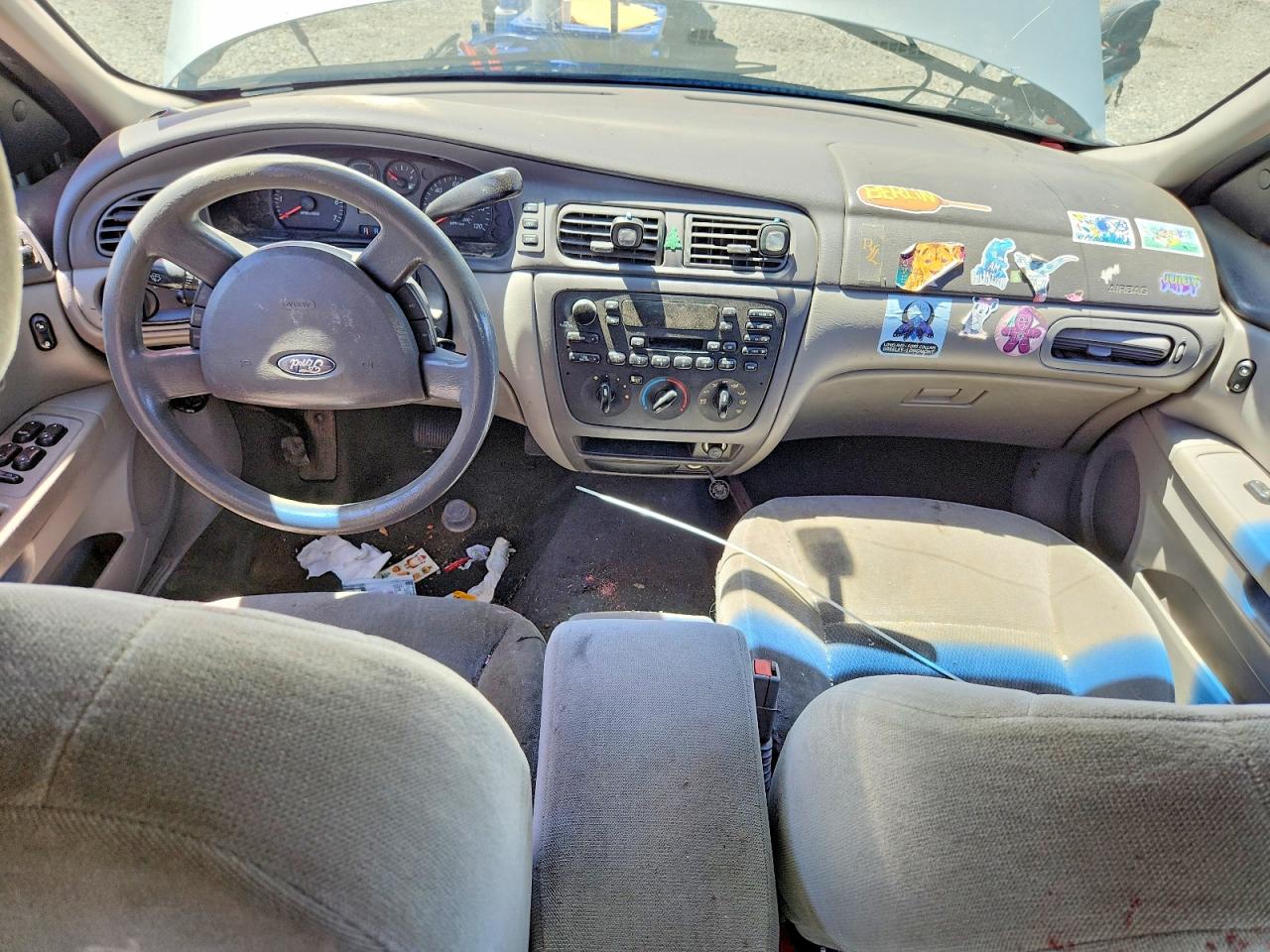 2007 Ford Taurus Se Gray vin: 1FAFP53U57A185612