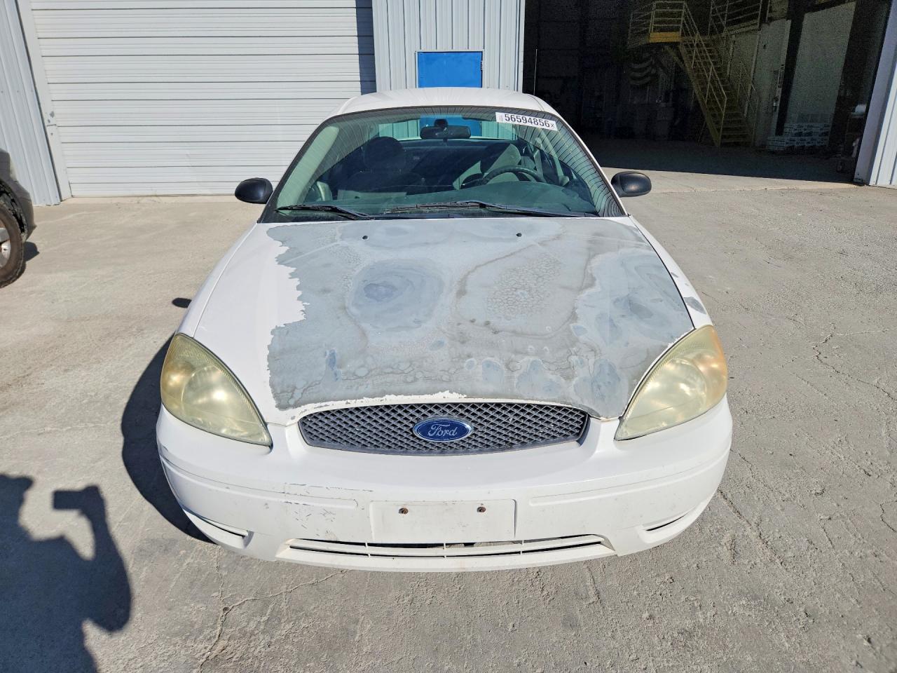 2007 Ford Taurus Se White vin: 1FAFP53U57A205664