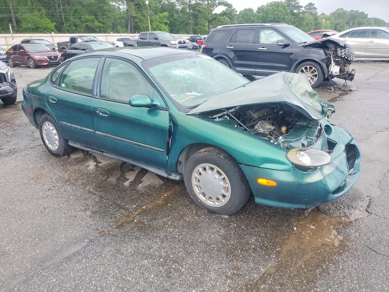 1999 Ford Taurus Se Green vin: 1FAFP53U5XA102356