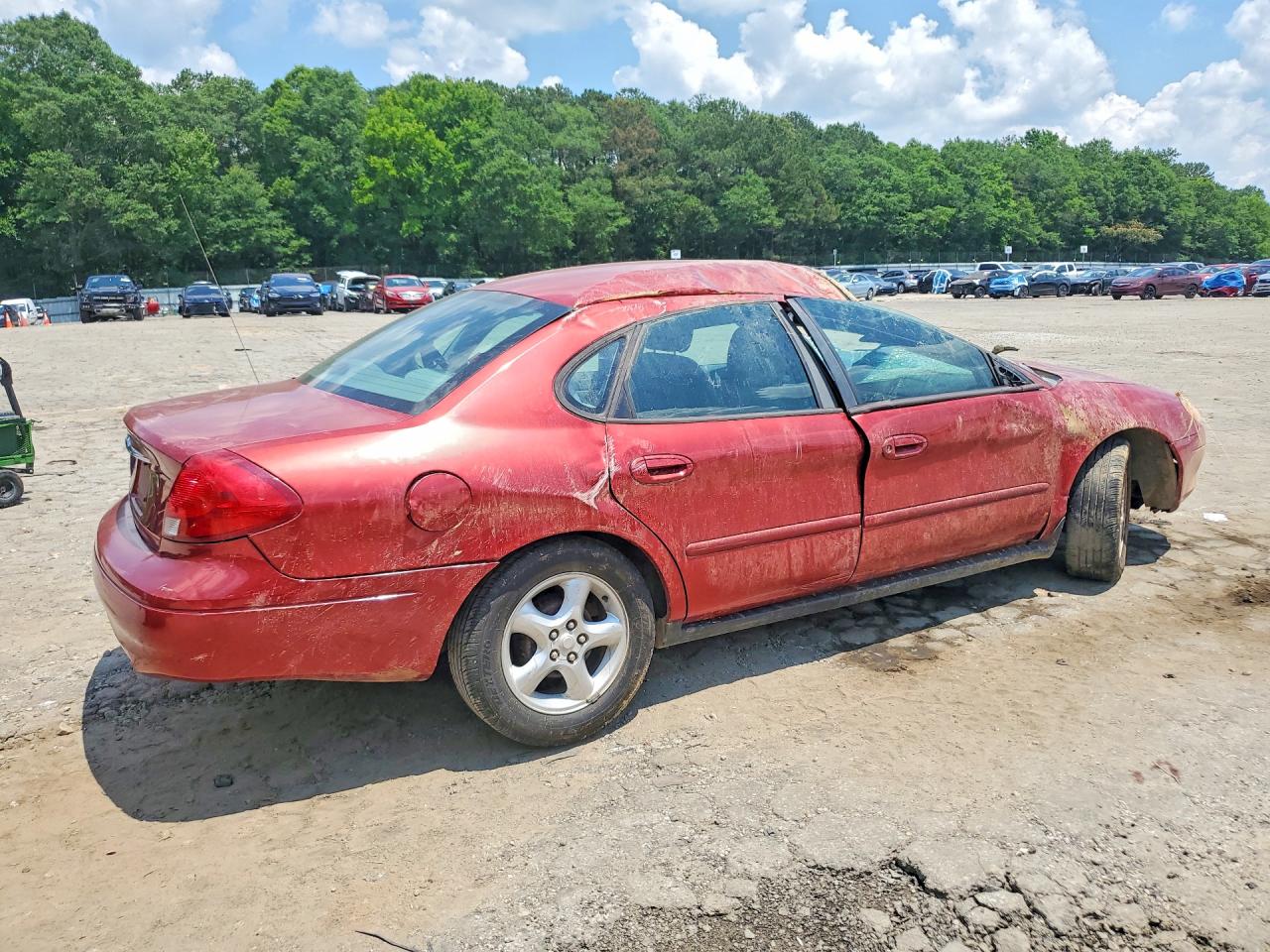 2000 Ford Taurus Se Red vin: 1FAFP53U5YA131941