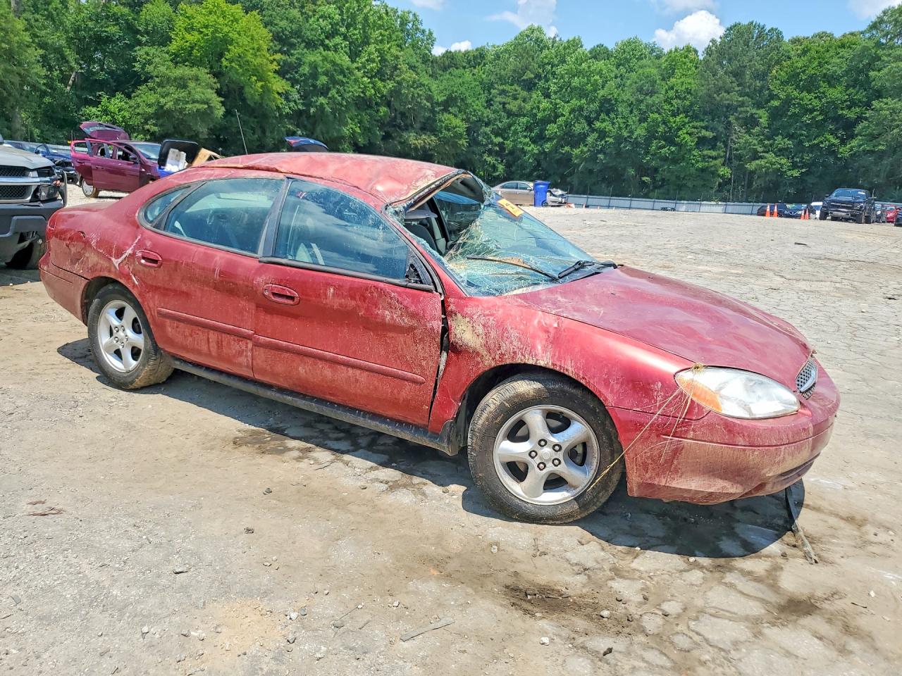 2000 Ford Taurus Se Red vin: 1FAFP53U5YA131941