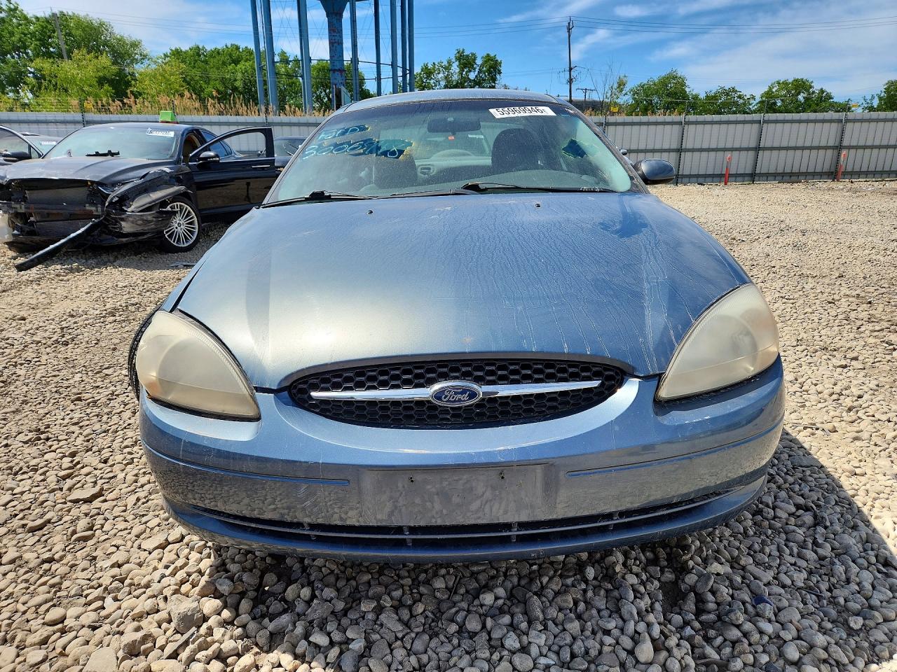 2000 Ford Taurus Se Blue vin: 1FAFP53U5YG259500