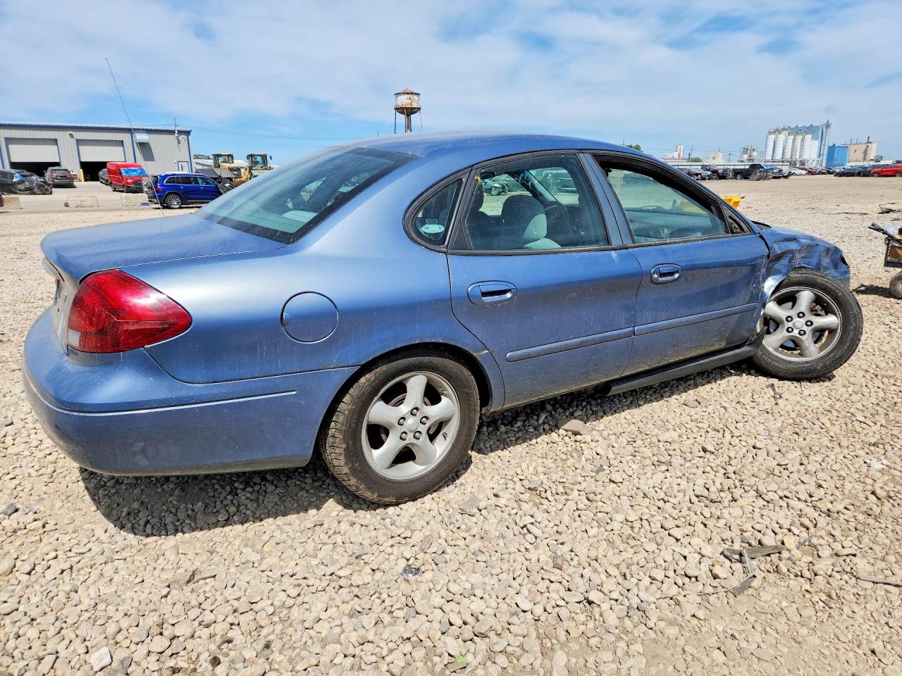 2000 Ford Taurus Se Blue vin: 1FAFP53U5YG259500