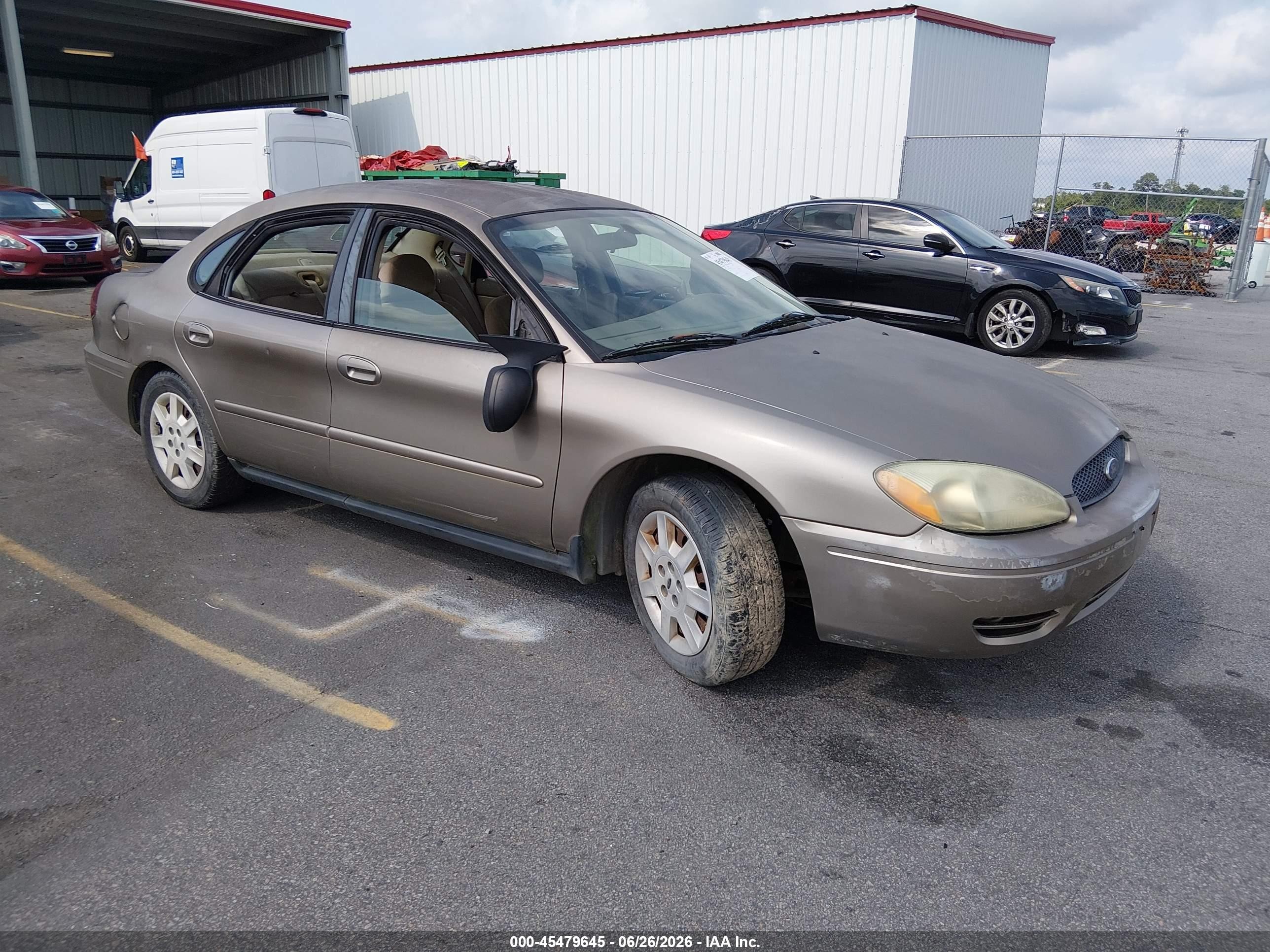 2006 Ford Taurus Se Beige vin: 1FAFP53U66A184516