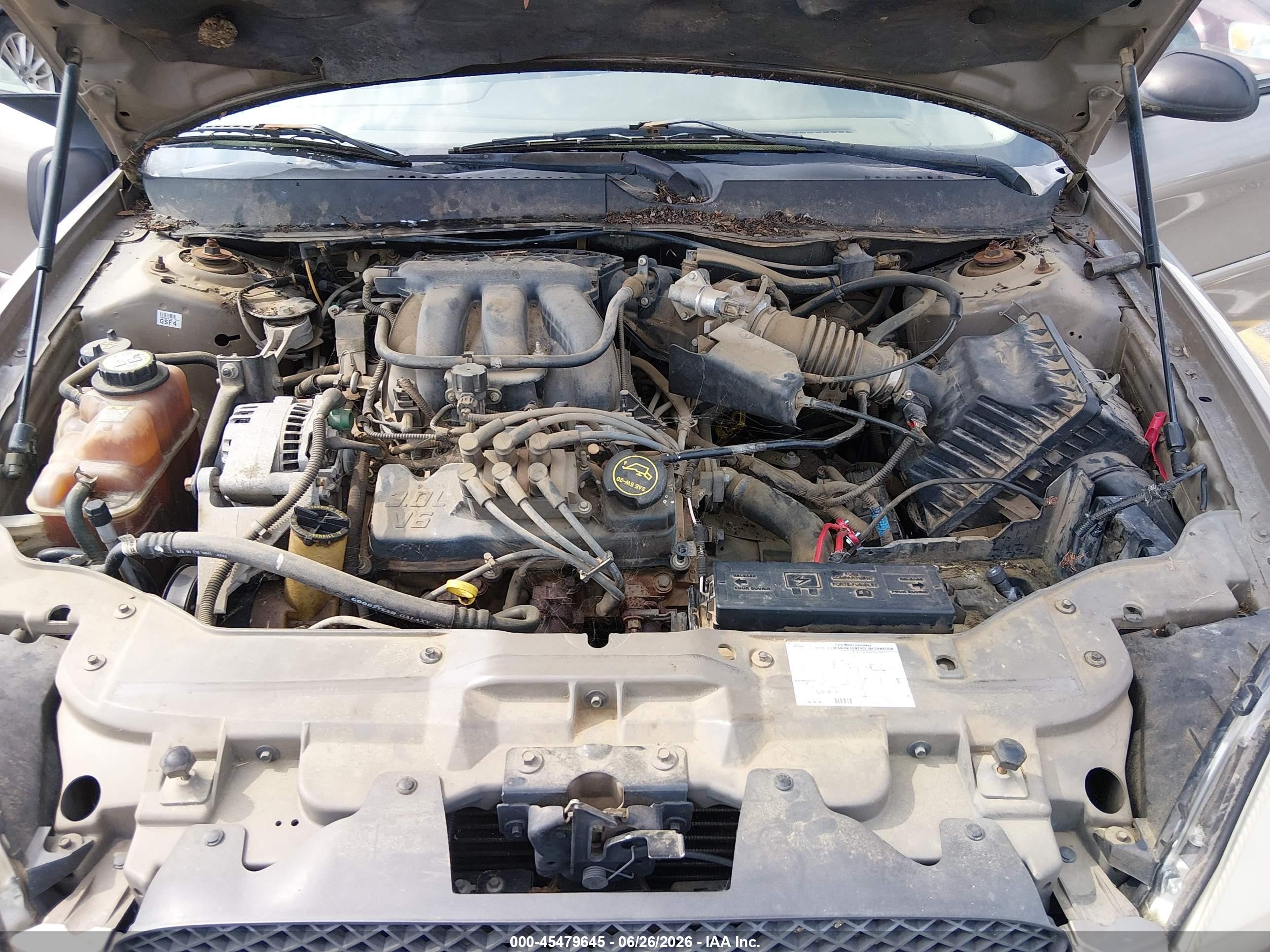 2006 Ford Taurus Se Beige vin: 1FAFP53U66A184516