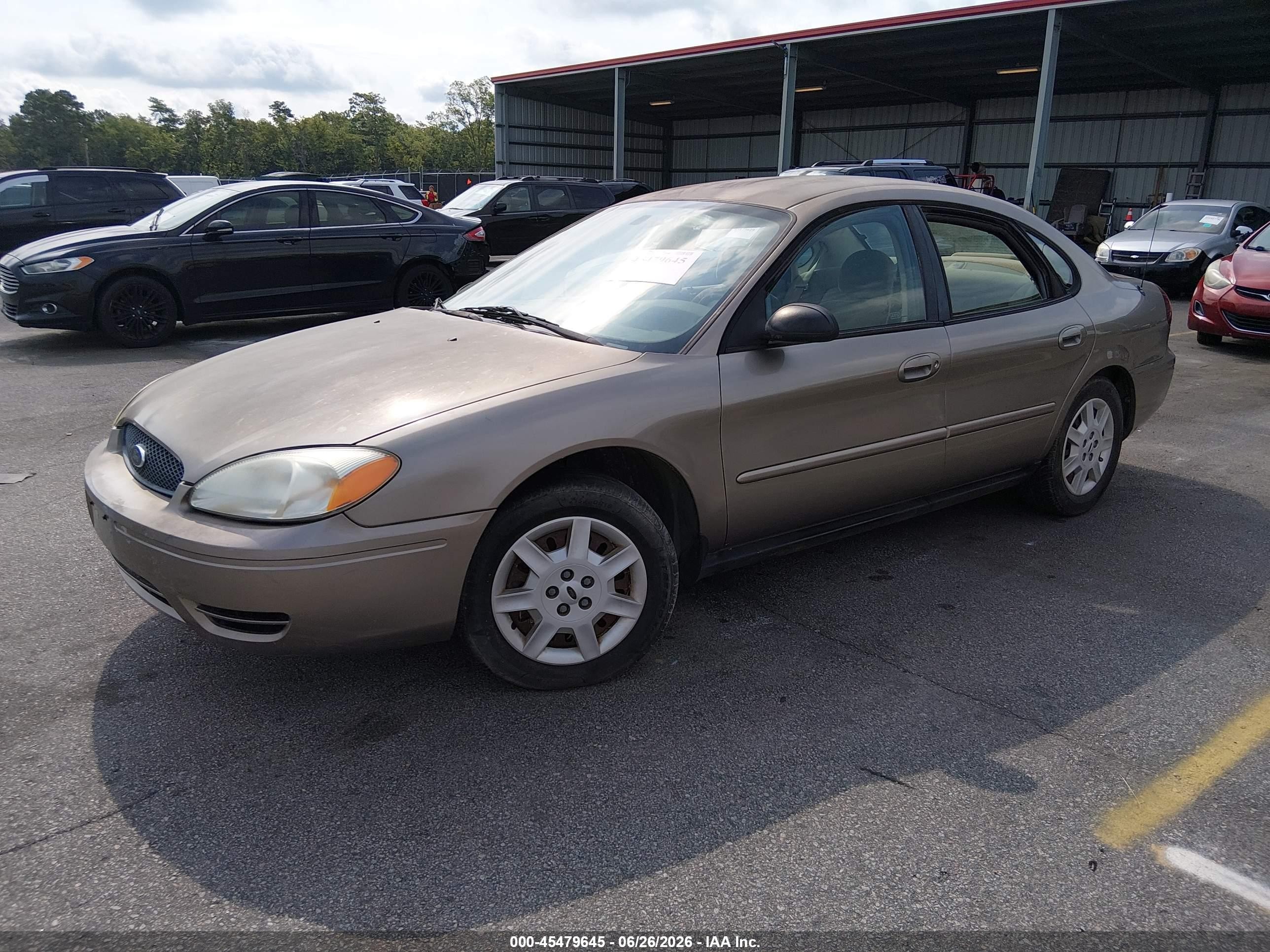 2006 Ford Taurus Se Beige vin: 1FAFP53U66A184516