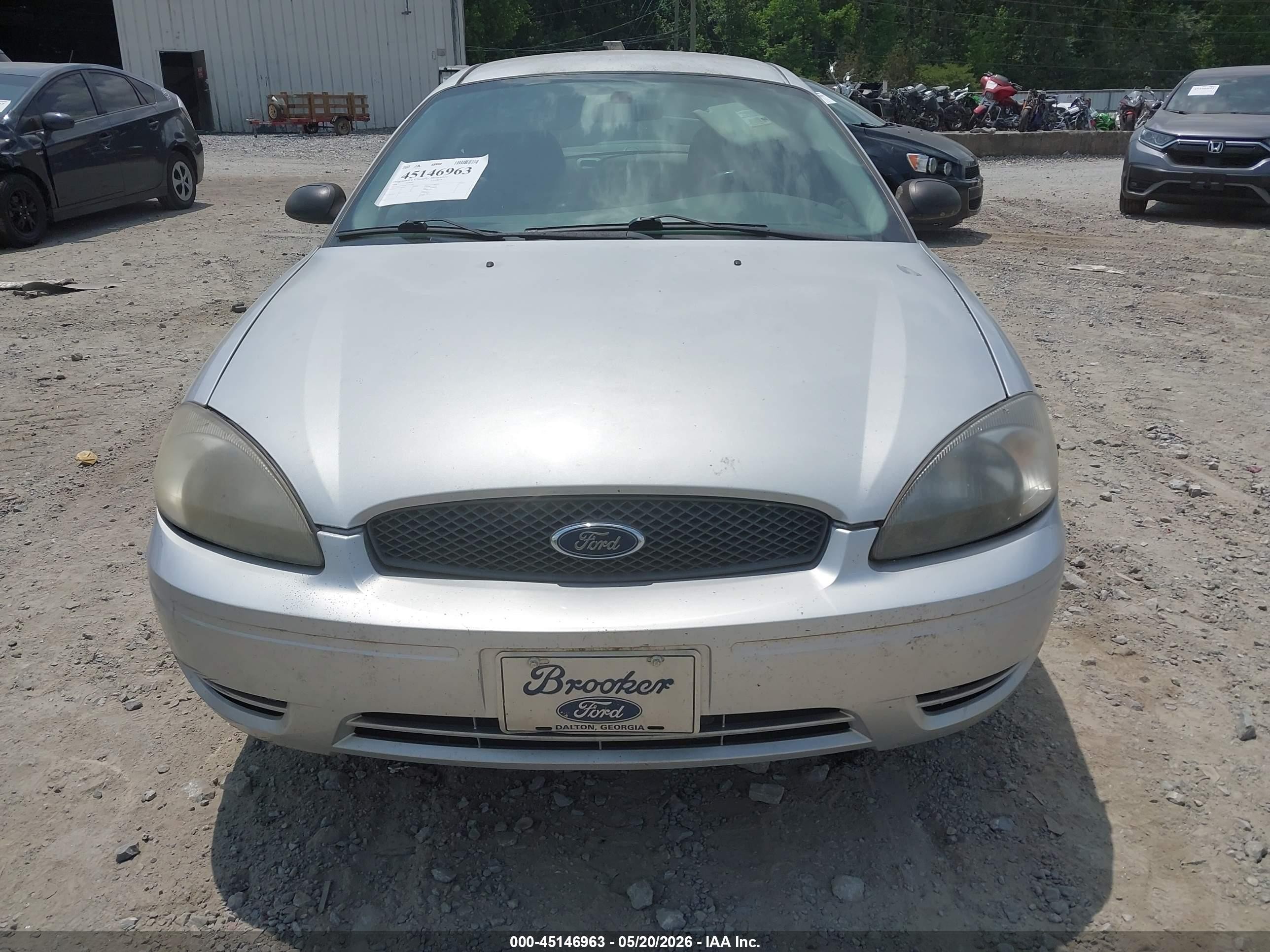 2006 Ford Taurus Se Silver vin: 1FAFP53U66A241250