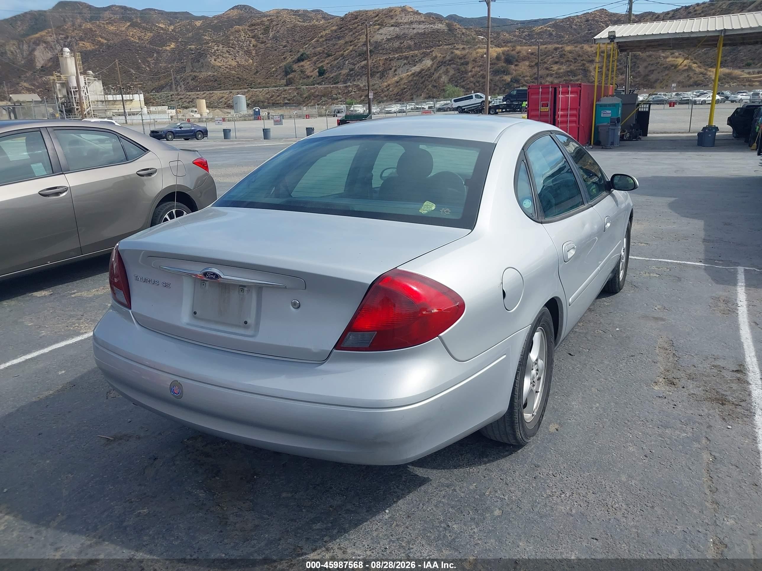 2002 Ford Taurus Se Silver vin: 1FAFP53U72G225288