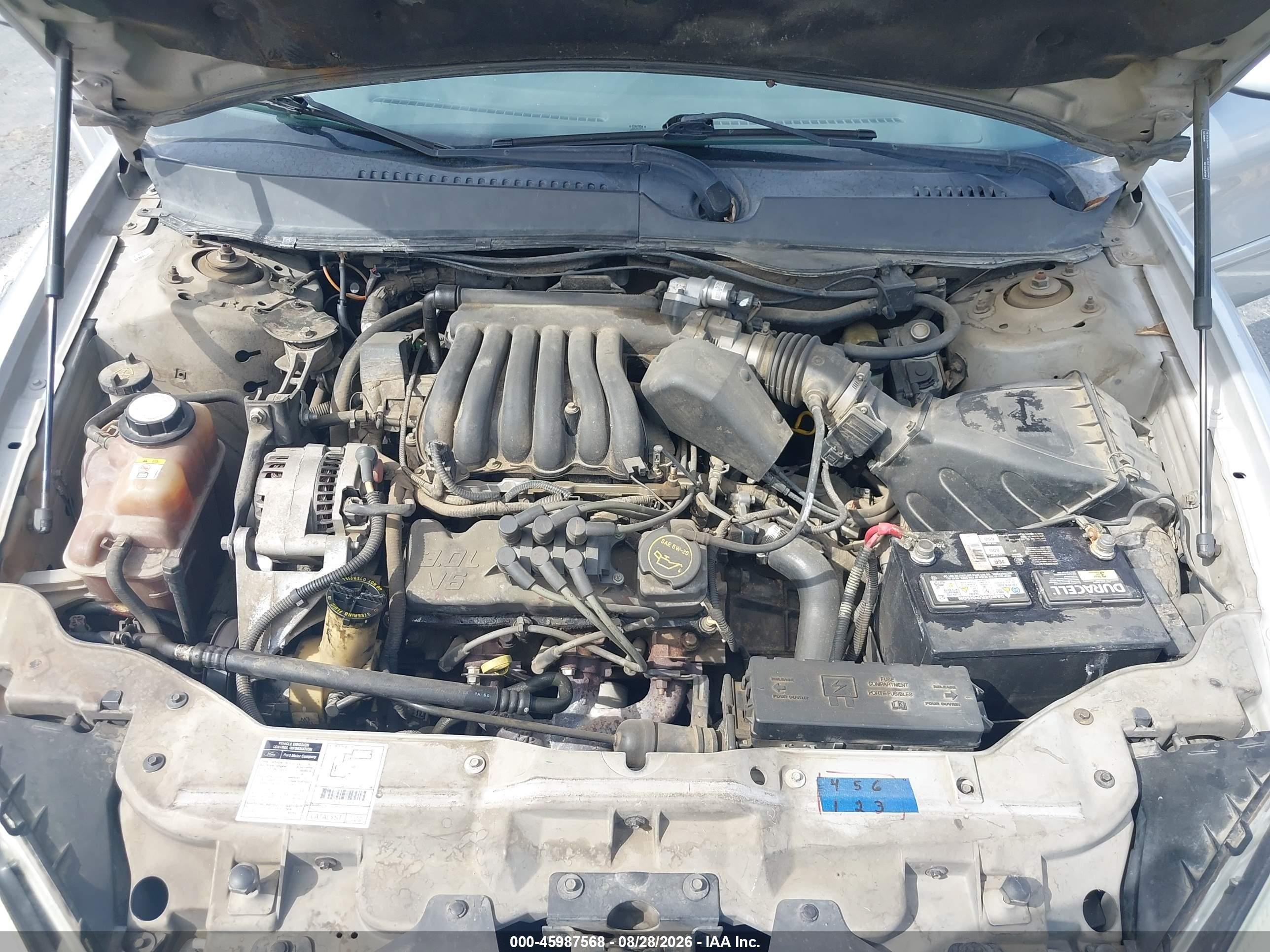 2002 Ford Taurus Se Silver vin: 1FAFP53U72G225288