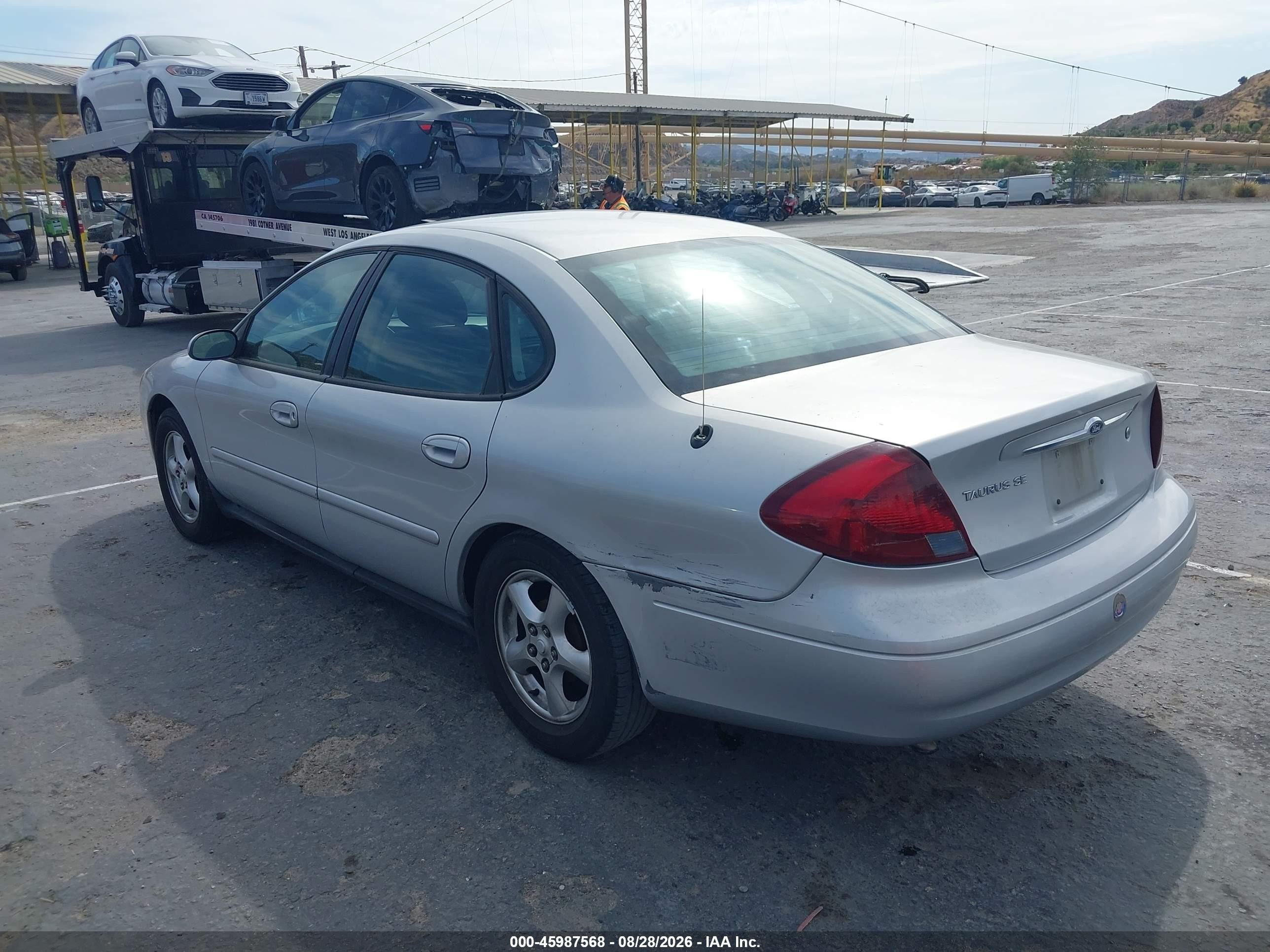 2002 Ford Taurus Se Silver vin: 1FAFP53U72G225288