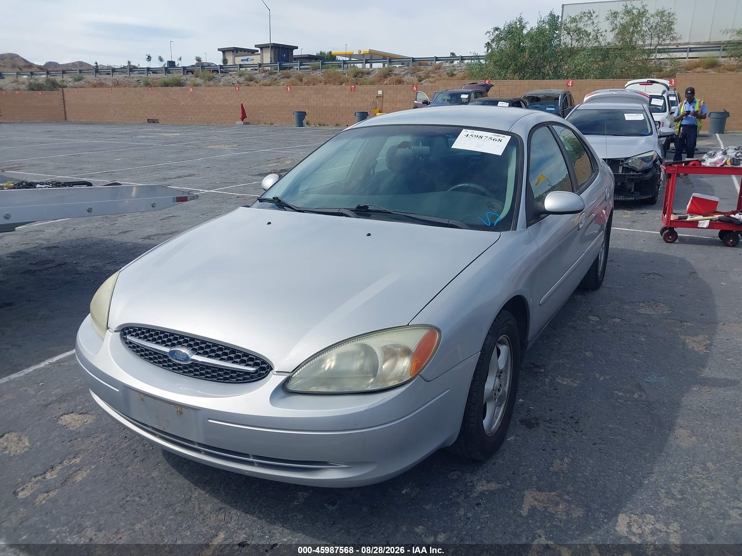 2002 Ford Taurus Se Silver vin: 1FAFP53U72G225288