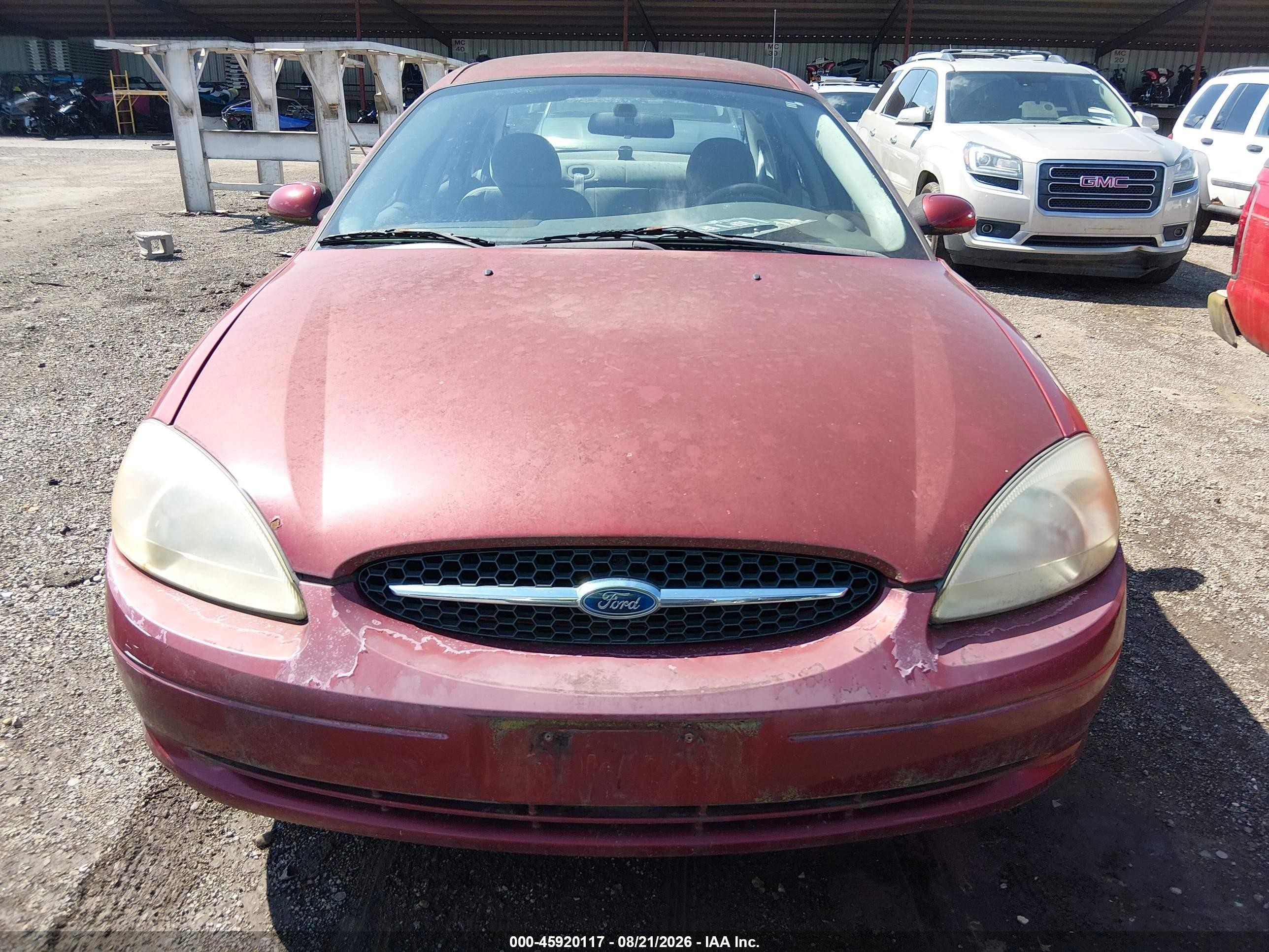2003 Ford Taurus Se Red vin: 1FAFP53U73G243758