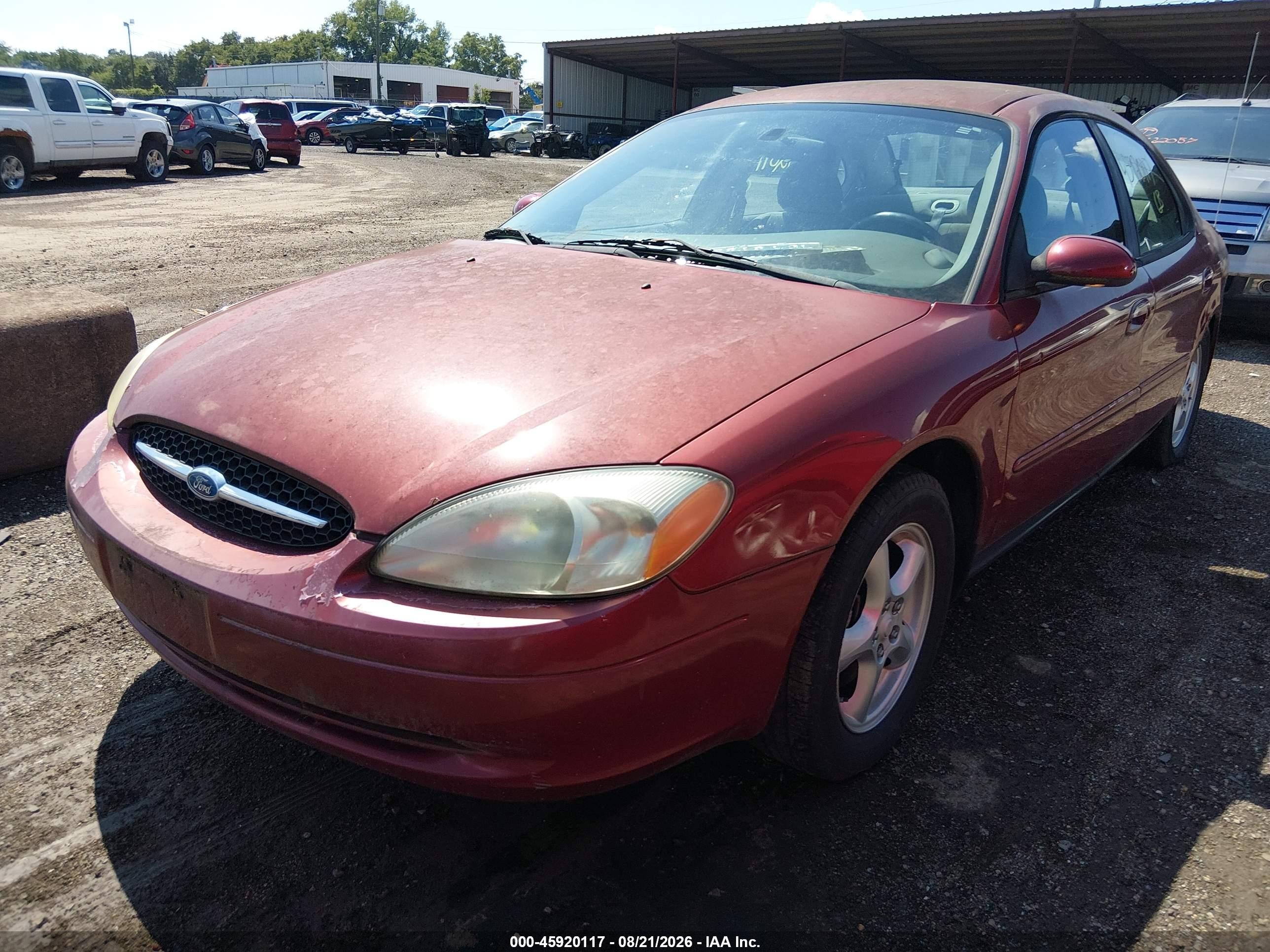 2003 Ford Taurus Se Red vin: 1FAFP53U73G243758