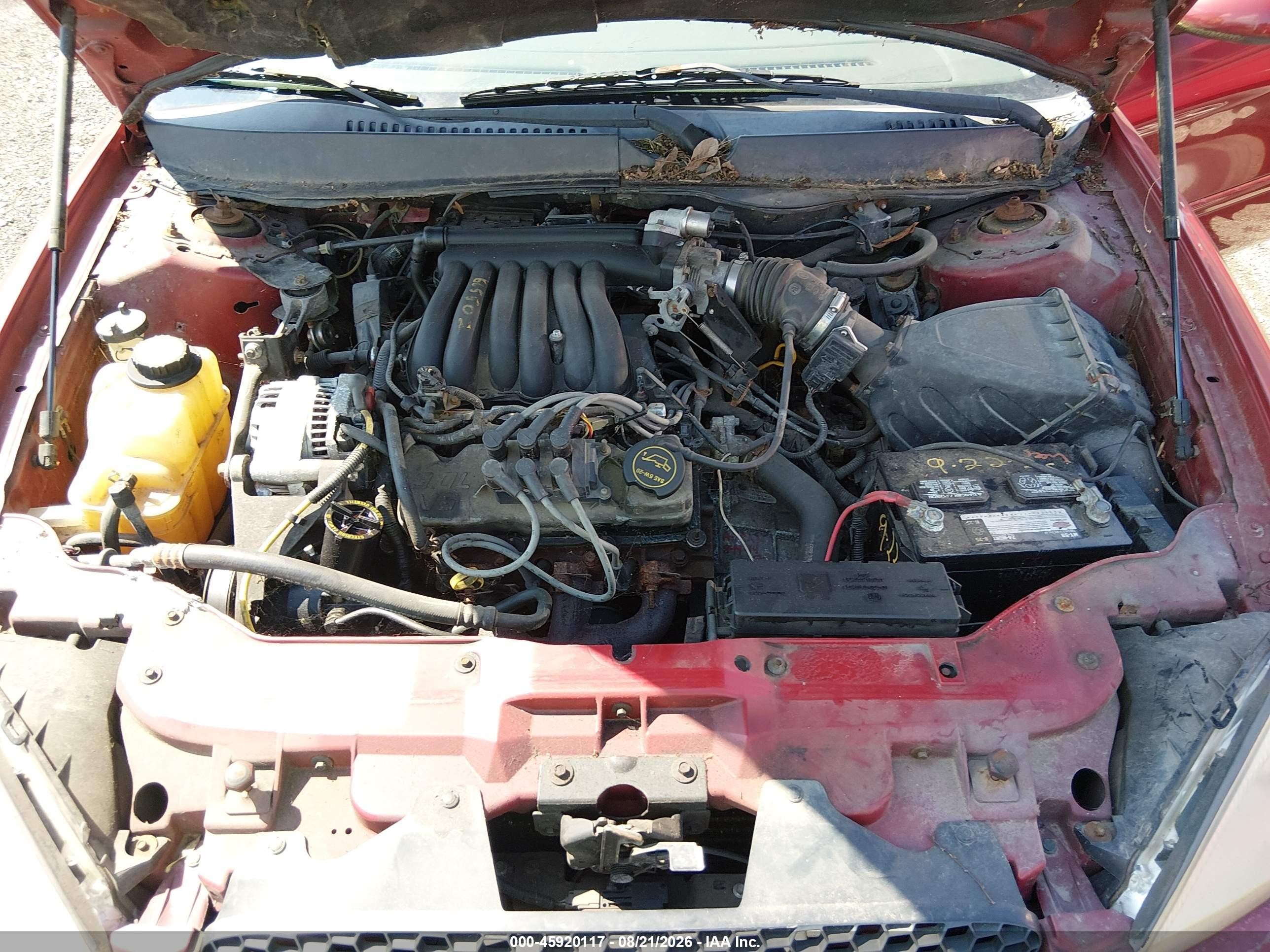 2003 Ford Taurus Se Red vin: 1FAFP53U73G243758