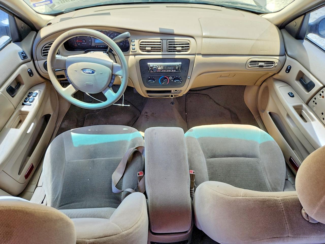 2007 Ford Taurus Se Желто-коричневый vin: 1FAFP53U77A216679